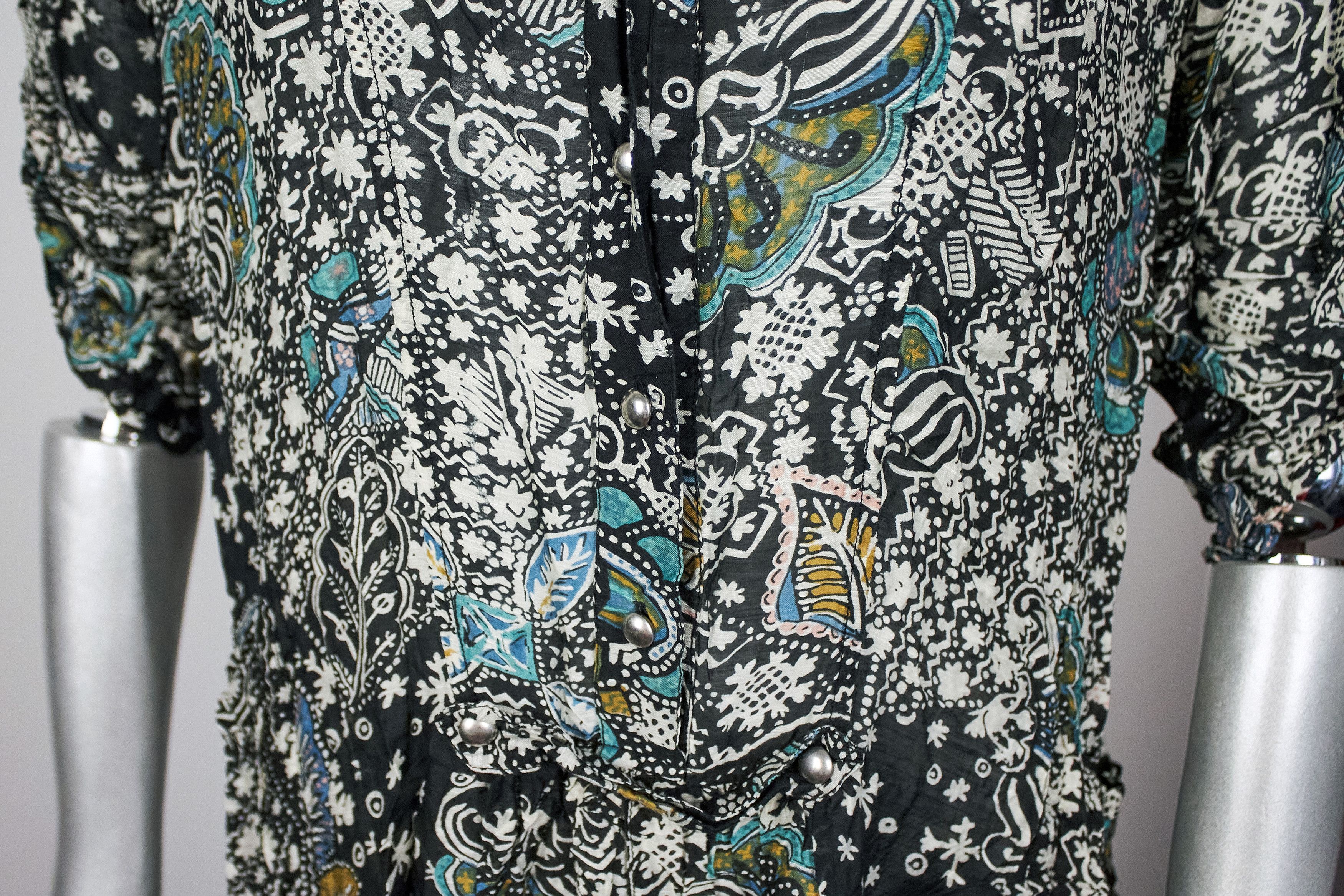 French Connection French Connection Dress in Baroque Style Tunic with Pockets Size M / US 6-8 / IT 42-44 - 9 Thumbnail
