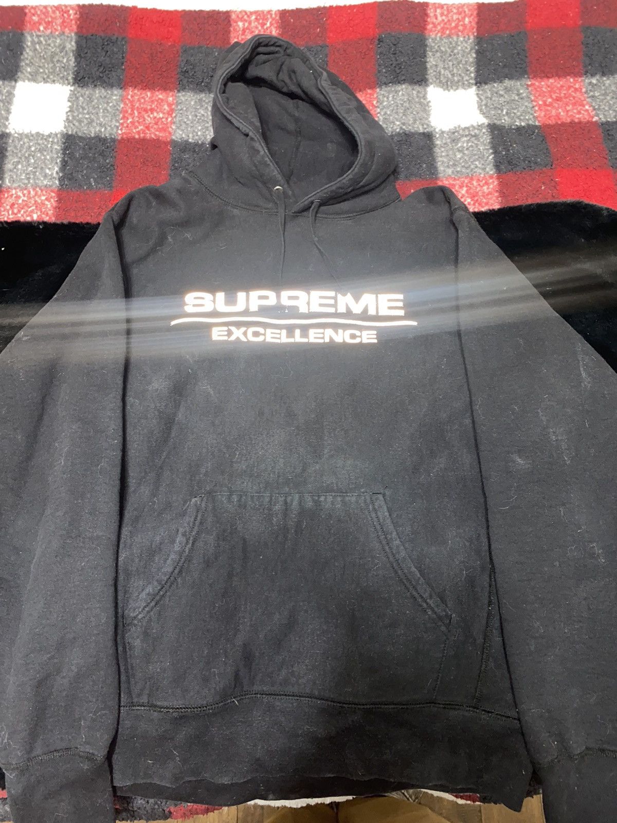 Supreme Reflective Excellence Hooded Sweatshirt Sweatshirts Hoodies