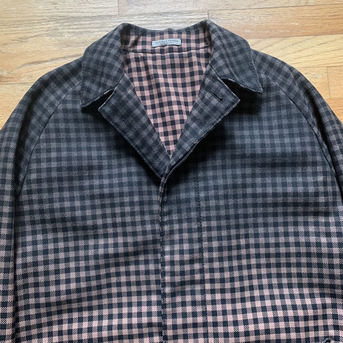 Bottega Veneta SS218 Plaid Ombre Degrade Coat Size US M / EU 48-50 / 2 - 2 Thumbnail