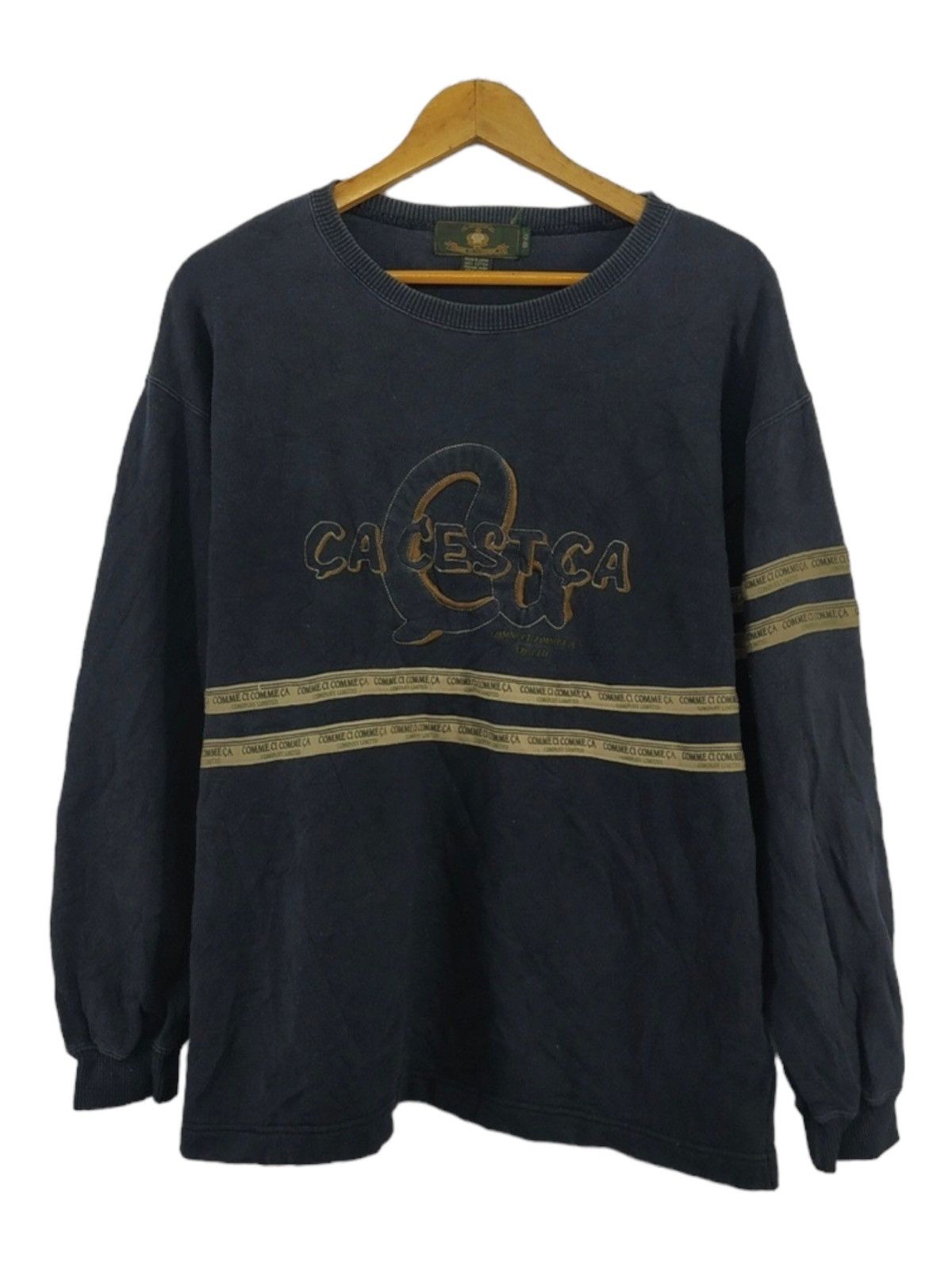 Designer × Japanese Brand × Vintage Vintage Ca Cest Ca Embroidery Sweatshirt. #H Size US L / EU 52-54 / 3 - 1 Thumbnail