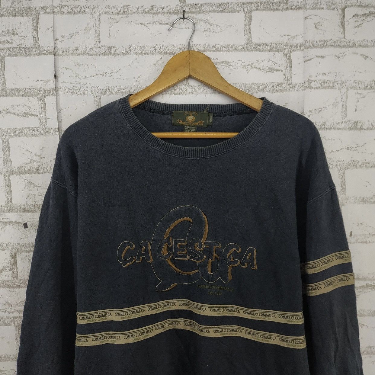 Designer × Japanese Brand × Vintage Vintage Ca Cest Ca Embroidery Sweatshirt. #H Size US L / EU 52-54 / 3 - 2 Thumbnail