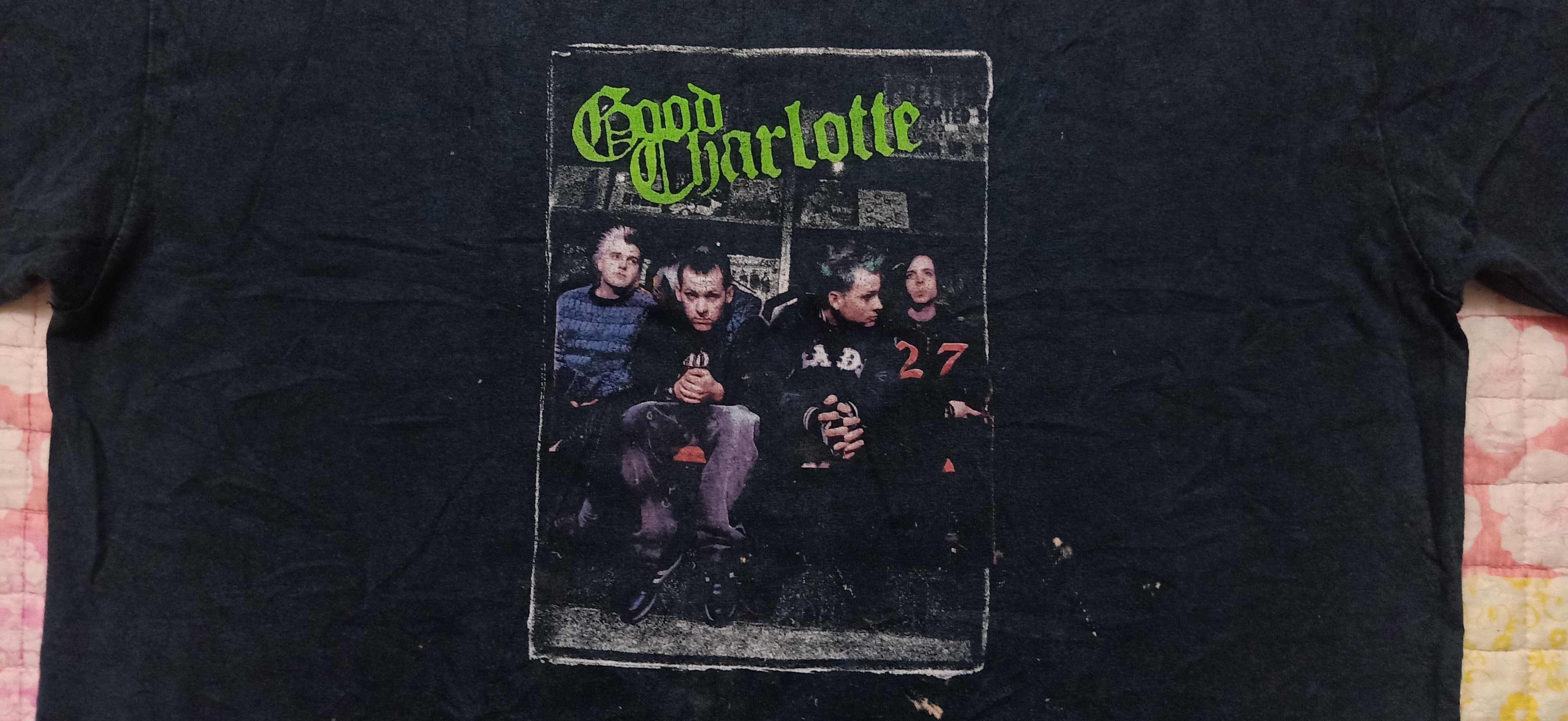 Band Tees × Vintage Offer!! Vintage Thrashed Distressed Good Charlotte Tour 2003 Size US M / EU 48-50 / 2 - 3 Thumbnail