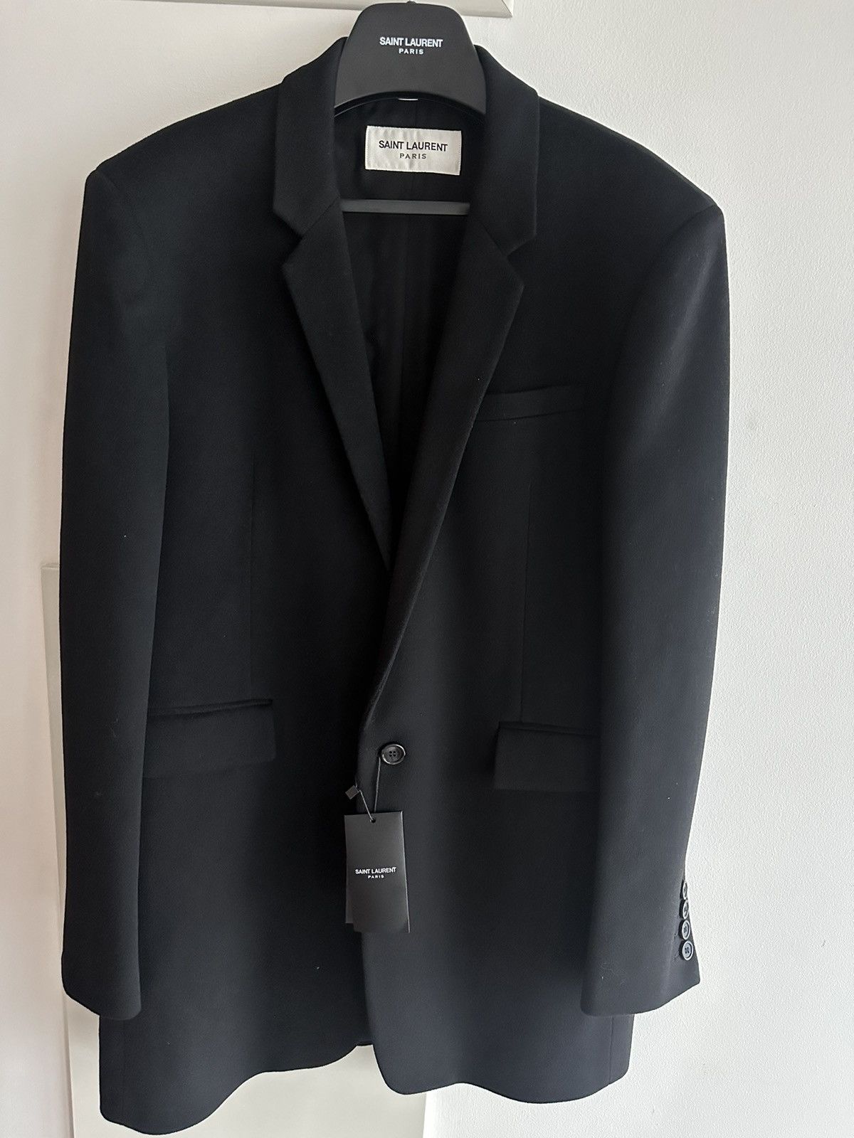 Saint Laurent Paris $4,300 Super Runway Cashmere Saint Laurent Trench Coat Size US L / EU 52-54 / 3 - 4 Thumbnail