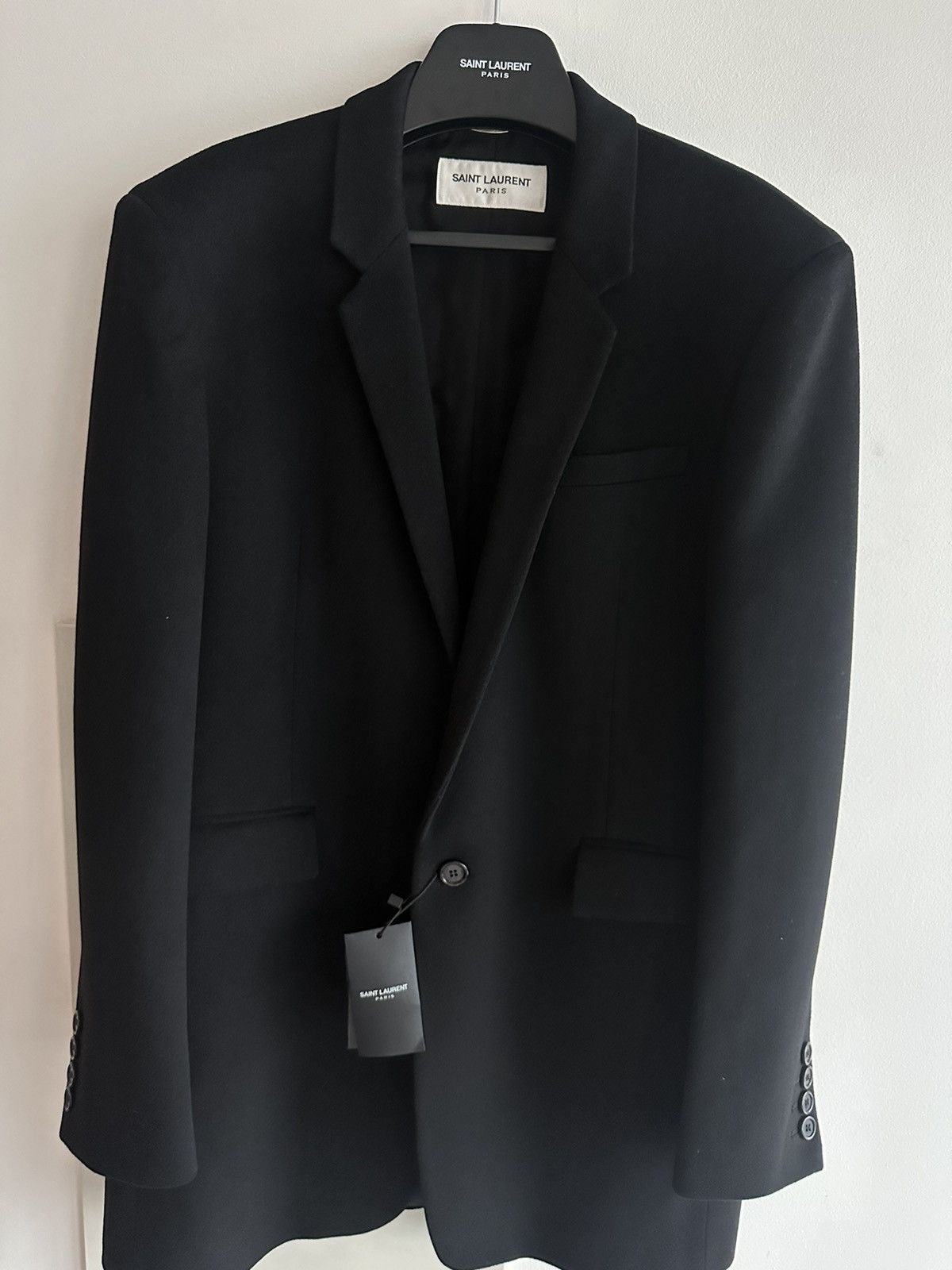 Saint Laurent Paris $4,300 Super Runway Cashmere Saint Laurent Trench Coat Size US L / EU 52-54 / 3 - 20 Thumbnail