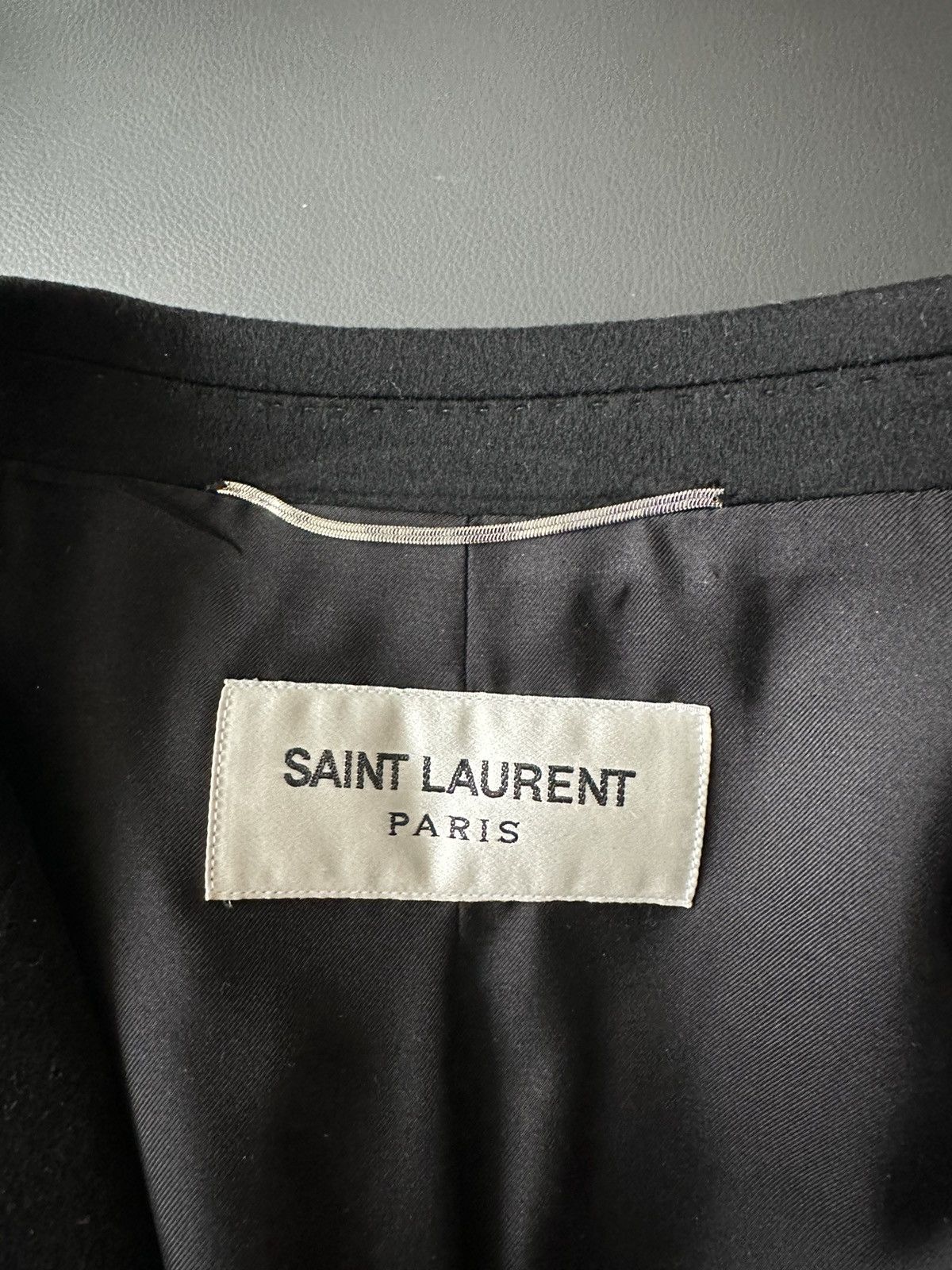 Saint Laurent Paris $4,300 Super Runway Cashmere Saint Laurent Trench Coat Size US L / EU 52-54 / 3 - 6 Thumbnail