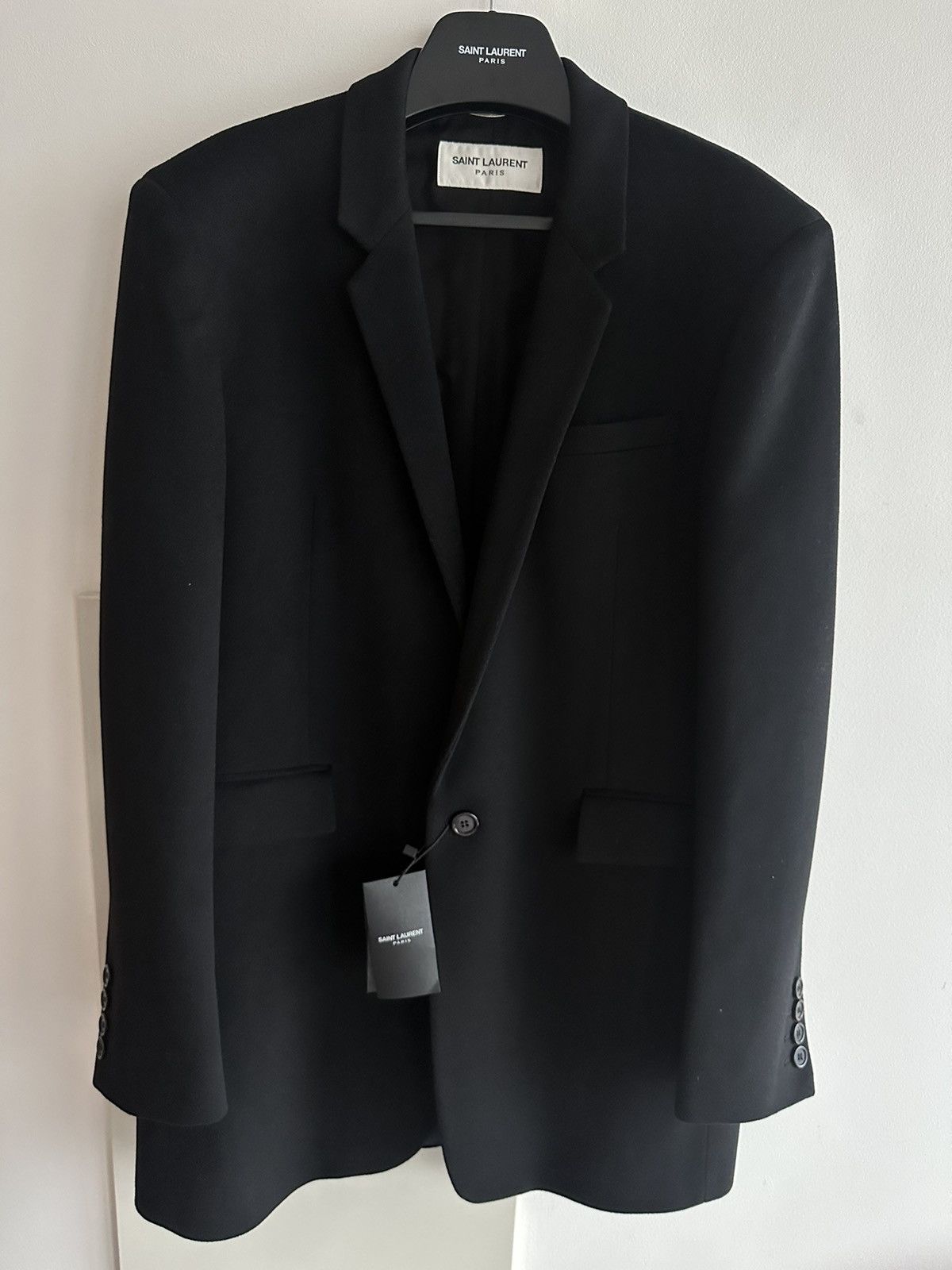 Saint Laurent Paris $4,300 Super Runway Cashmere Saint Laurent Trench Coat Size US L / EU 52-54 / 3 - 7 Thumbnail
