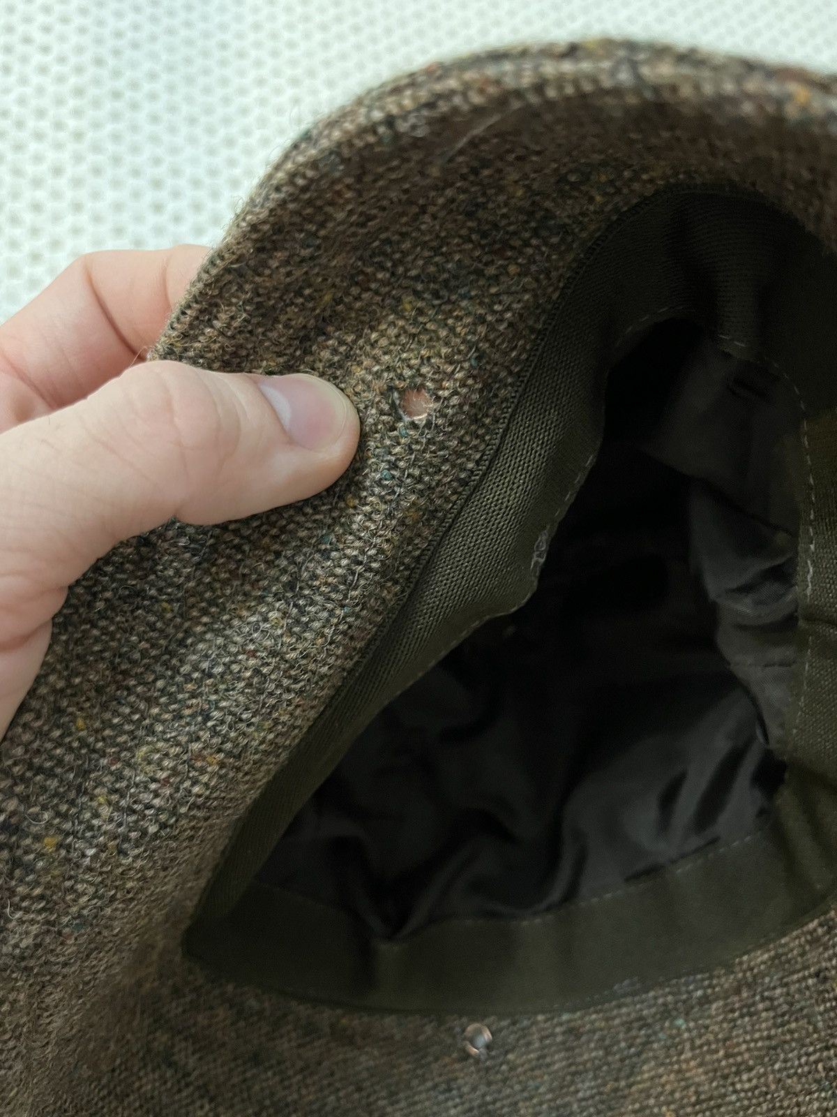 Vintage Vintage Handcrafted by Hanna Hats Patchwork Tweed Bucket Hat Size ONE SIZE - 21 Thumbnail