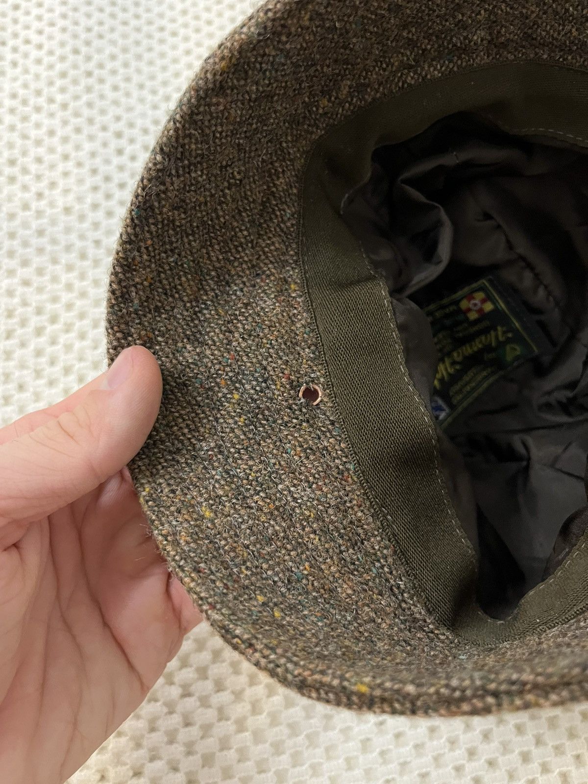 Vintage Vintage Handcrafted by Hanna Hats Patchwork Tweed Bucket Hat Size ONE SIZE - 20 Thumbnail