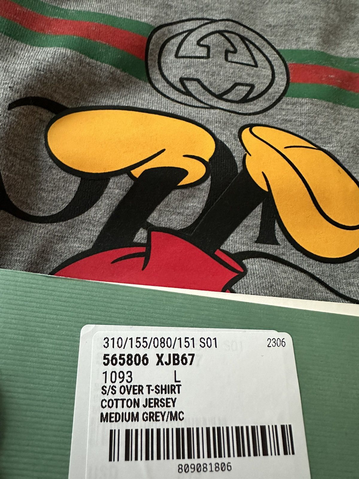 Disney × Gucci × Mickey Mouse Super Runway Limited Edition Oversized Gucci x Mickey Tee Size US XXL / EU 58 / 5 - 23 Thumbnail