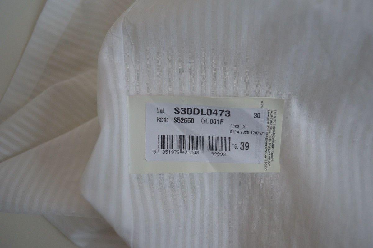 Maison Margiela S/S 20 Sample Striped Camp Collar Shirt Size US M / EU 48-50 / 2 - 7 Thumbnail