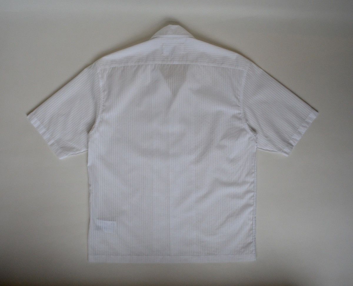 Maison Margiela S/S 20 Sample Striped Camp Collar Shirt Size US M / EU 48-50 / 2 - 8 Thumbnail