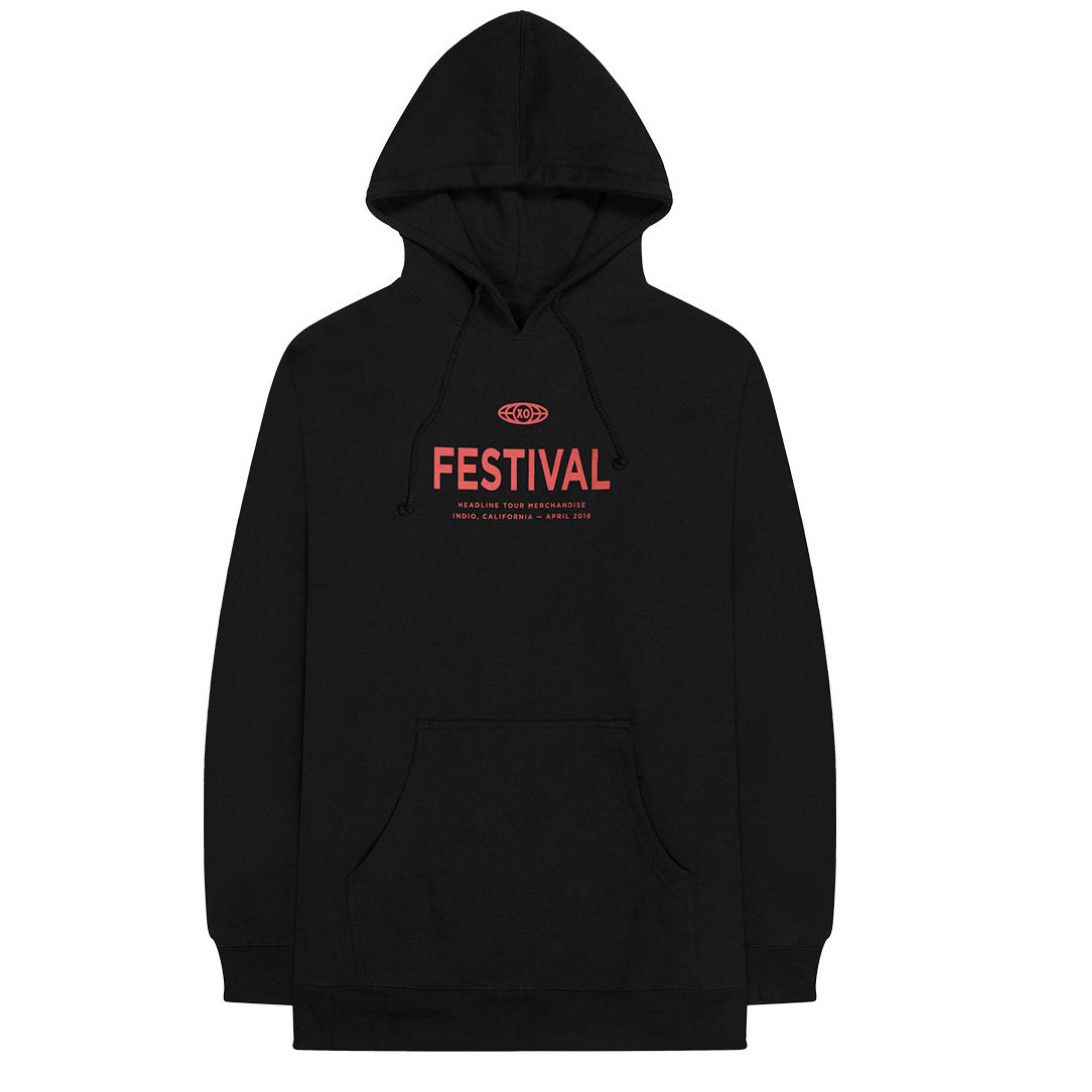 THE WEEKND XO FESTIVAL COACHELLA 2018 DRIP LOGO HOODIE