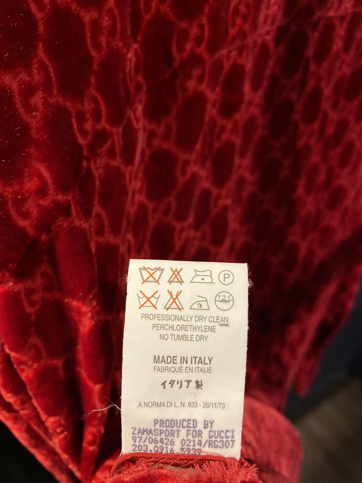 Gucci 1997 Tom Ford Red Silk Shirt