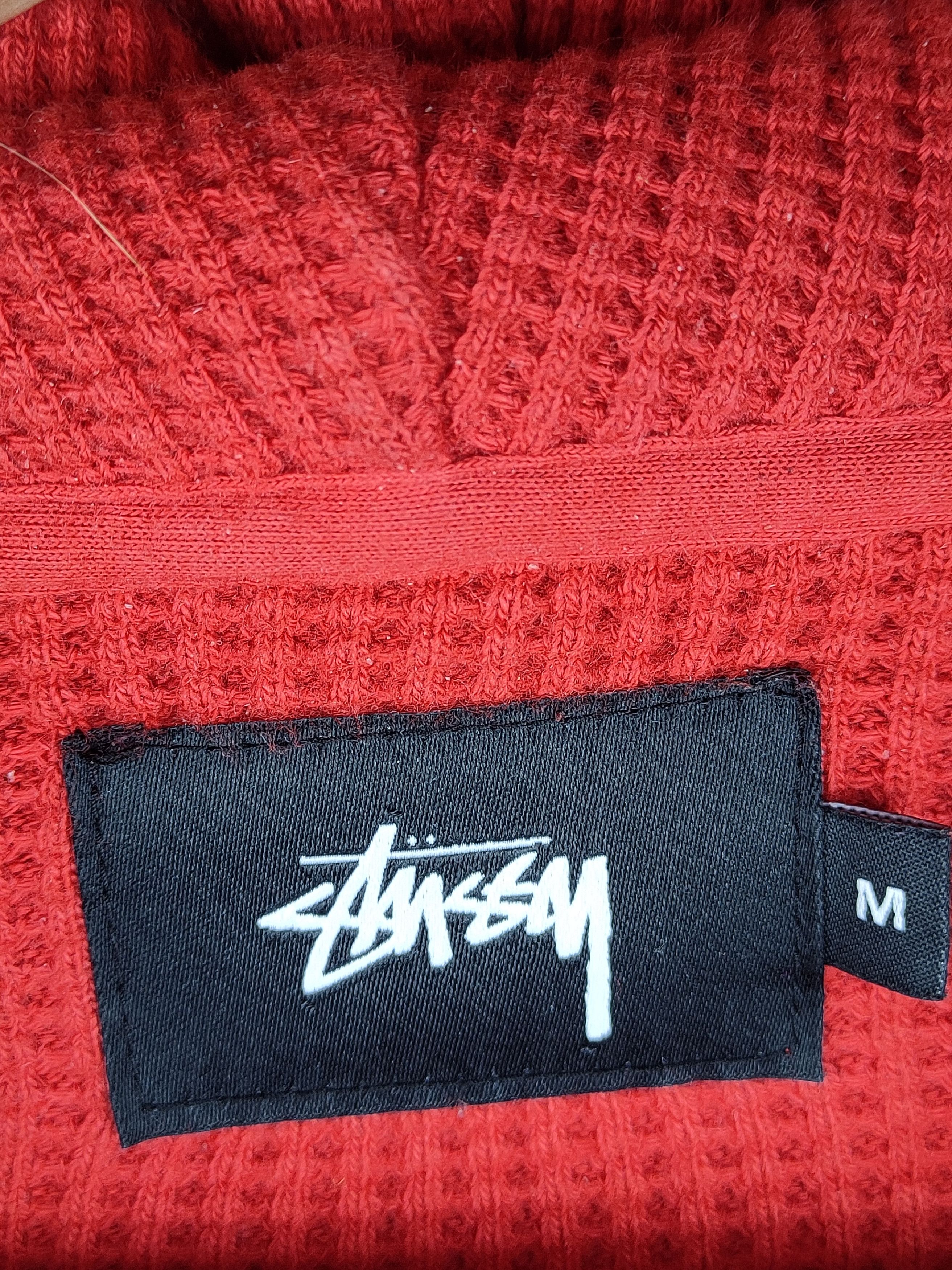 Stussy Stussy Small Logo Hooded Knitwear Sweater Size US L / EU 52-54 / 3 - 6 Thumbnail