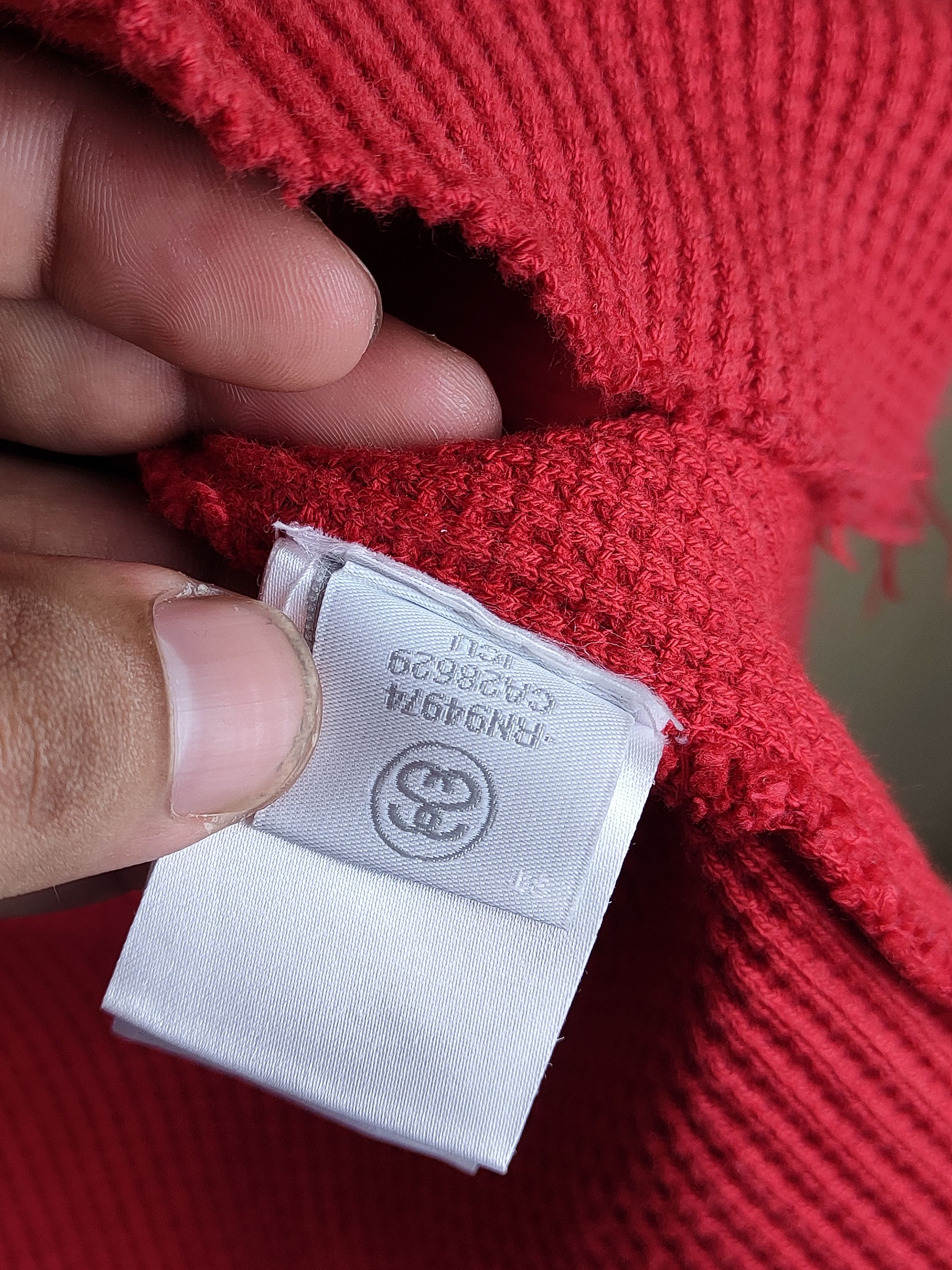Stussy Stussy Small Logo Hooded Knitwear Sweater Size US L / EU 52-54 / 3 - 8 Thumbnail