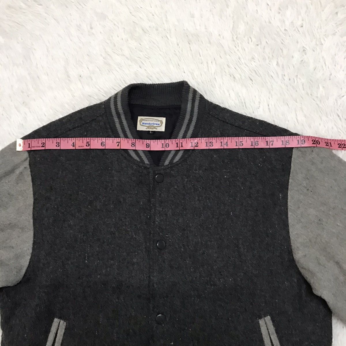 Japanese Brand Handy Crew Varsity Jacket Made in Japan Size US L / EU 52-54 / 3 - 20 Thumbnail
