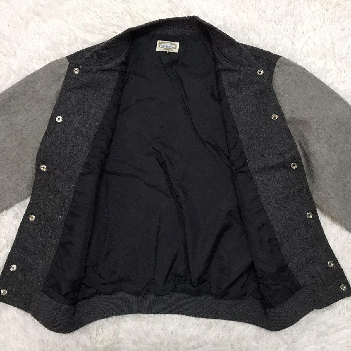 Japanese Brand Handy Crew Varsity Jacket Made in Japan Size US L / EU 52-54 / 3 - 15 Thumbnail