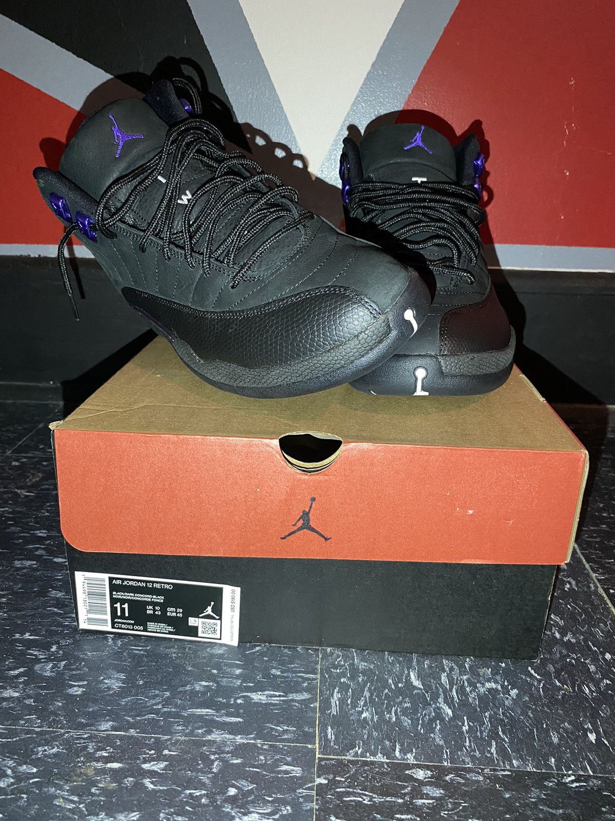Jordan Brand Jordan 12 Dark Concord Size US 11 / EU 44 - 2 Thumbnail