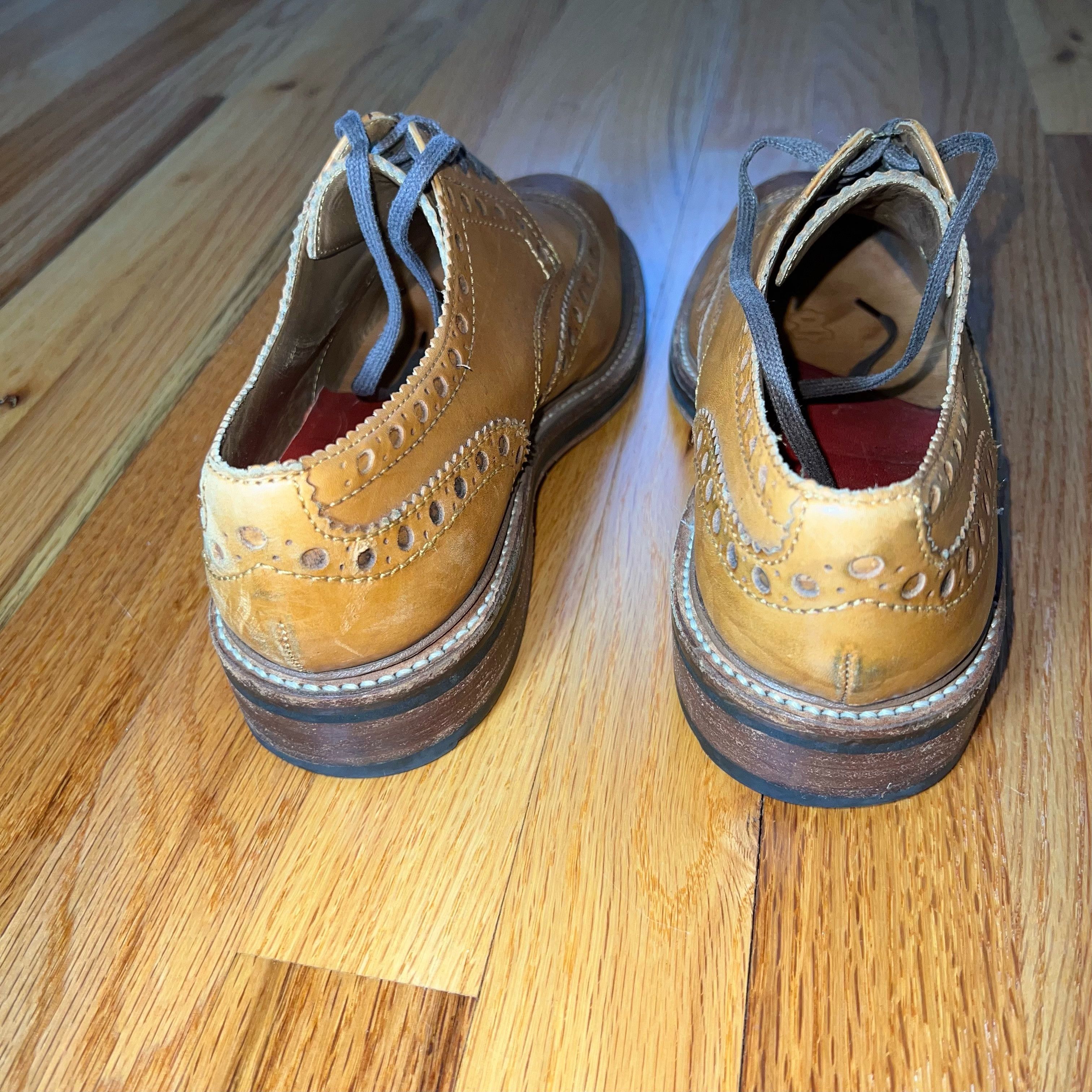 Grenson GRENSON ARCHIE TAN BROGUES MEN'S SIZE 8 TRIPLE LEATHER SOLES Size US 8 / EU 41 - 5 Thumbnail