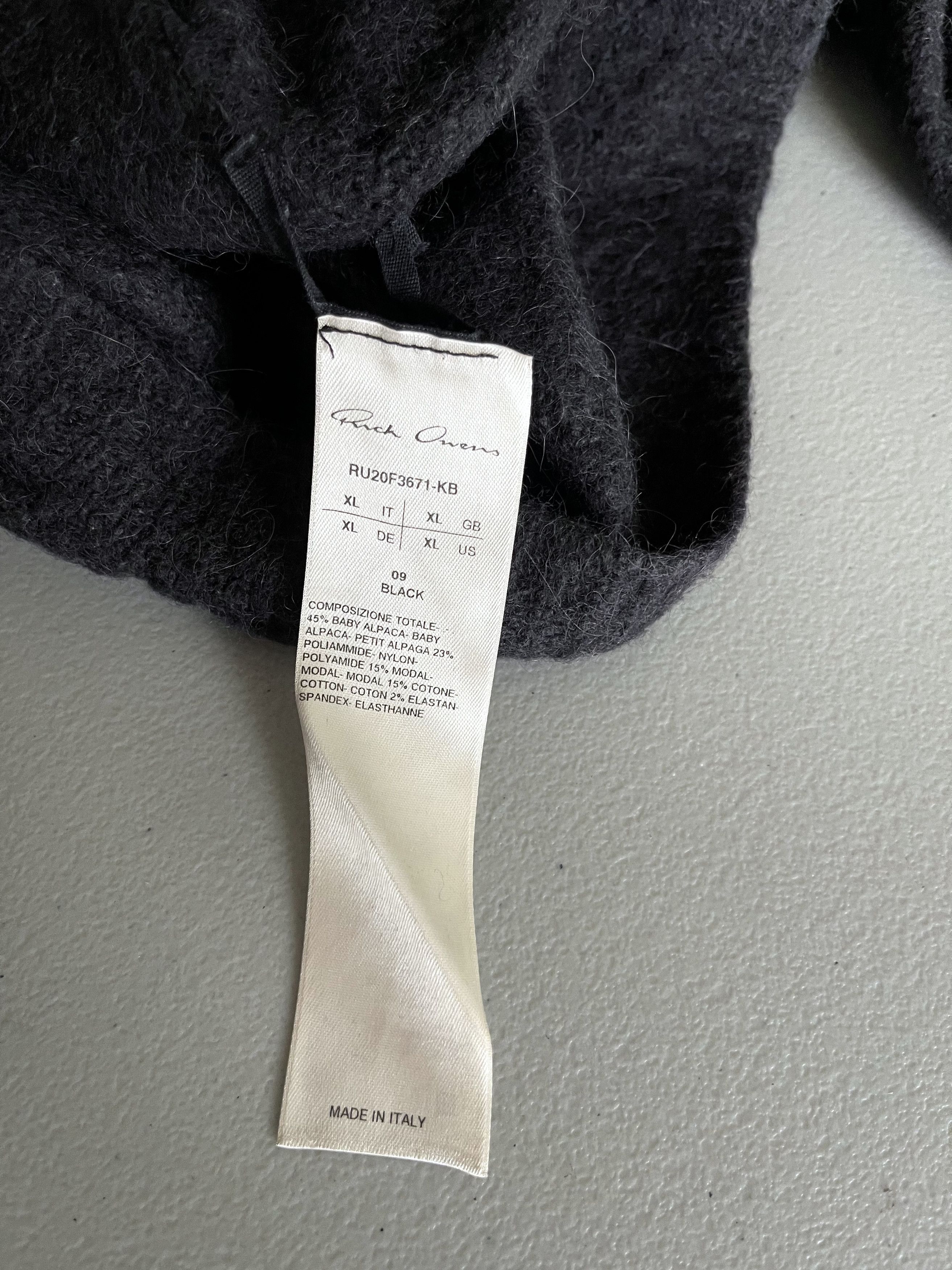 Rick Owens Performa FW20 Runway 3D Textured Knit Sweater Size US L / EU 52-54 / 3 - 5 Thumbnail