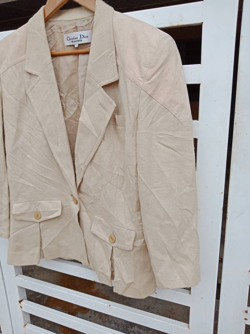 Christian Dior Monsieur Luxury Christian Dior Pret-A-Porter Brown Light Coat Size M / US 6-8 / IT 42-44 - 5 Thumbnail