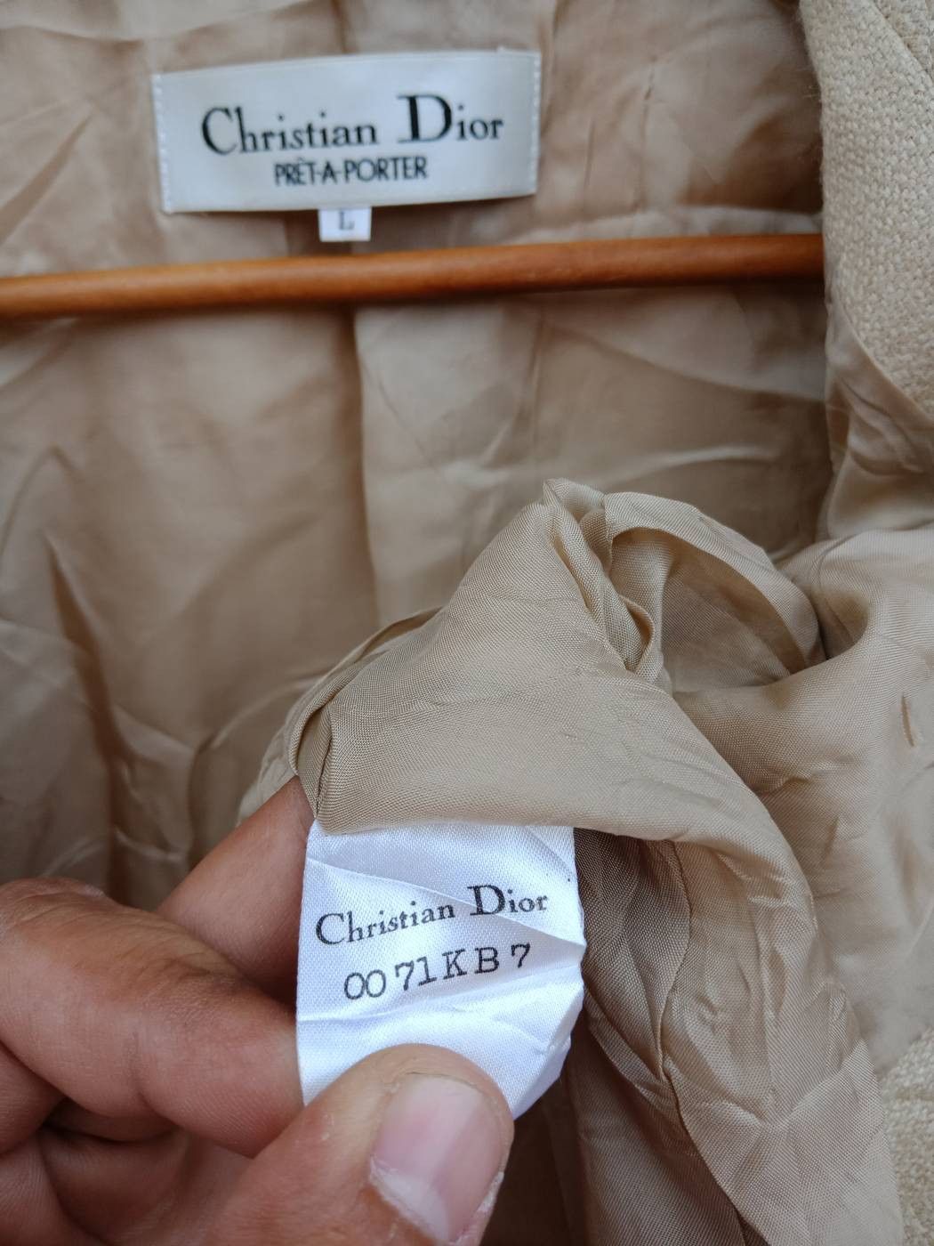 Christian Dior Monsieur Luxury Christian Dior Pret-A-Porter Brown Light Coat Size M / US 6-8 / IT 42-44 - 10 Thumbnail