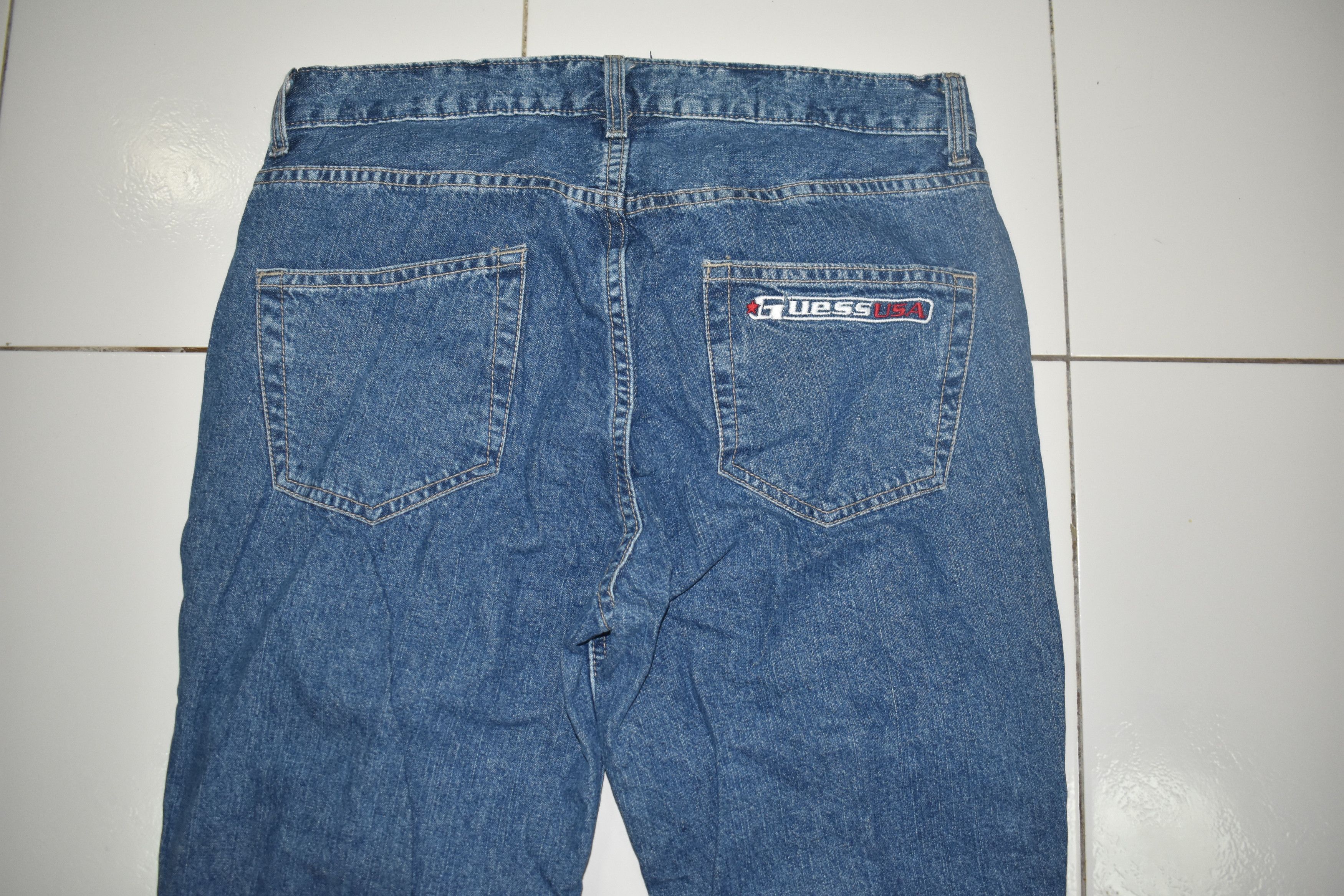 Guess × If Six Was Nine × Vintage Vintage Guess Stripe Jeans Size US 29 - 5 Thumbnail