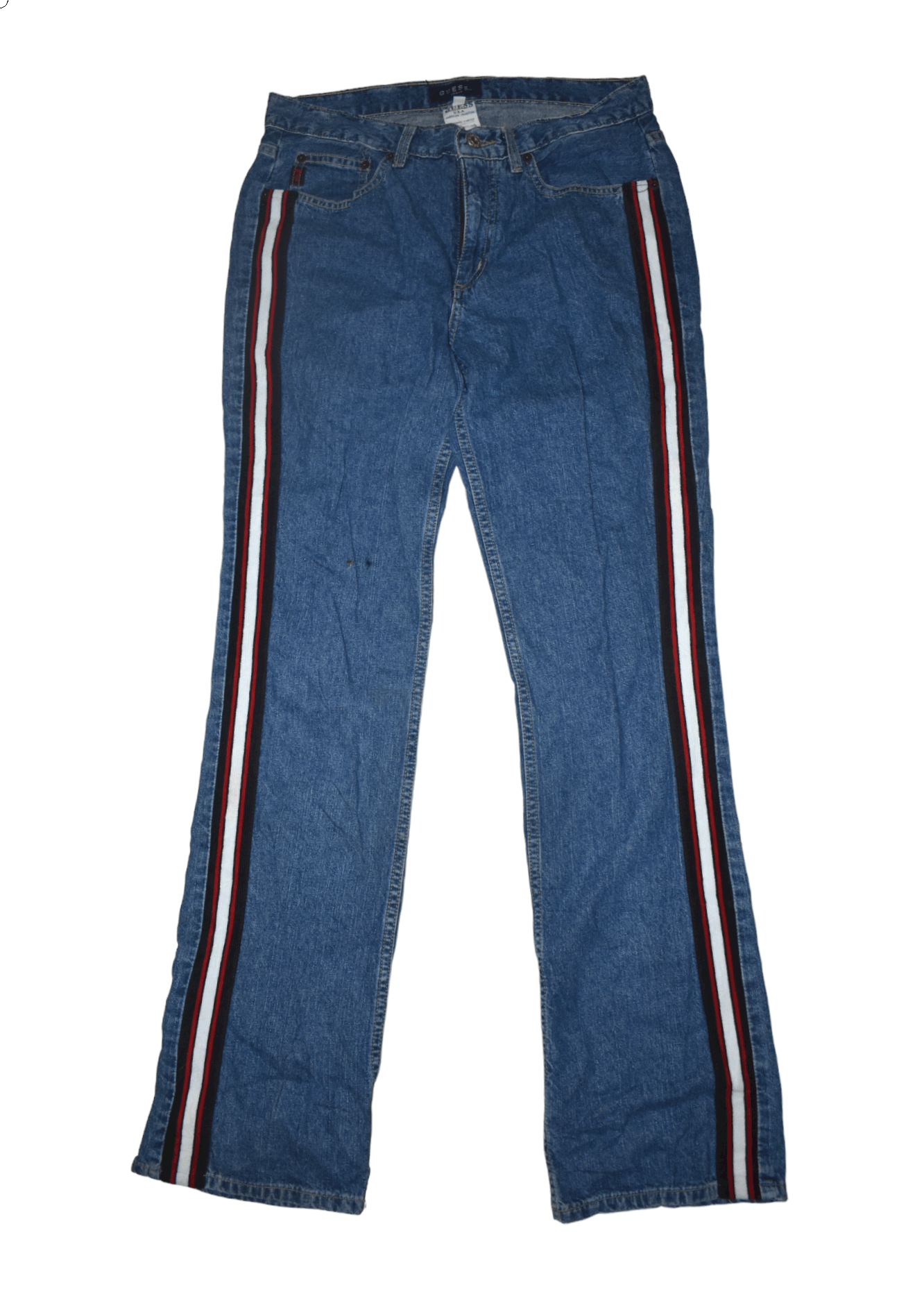 Guess × If Six Was Nine × Vintage Vintage Guess Stripe Jeans Size US 29 - 1 Thumbnail