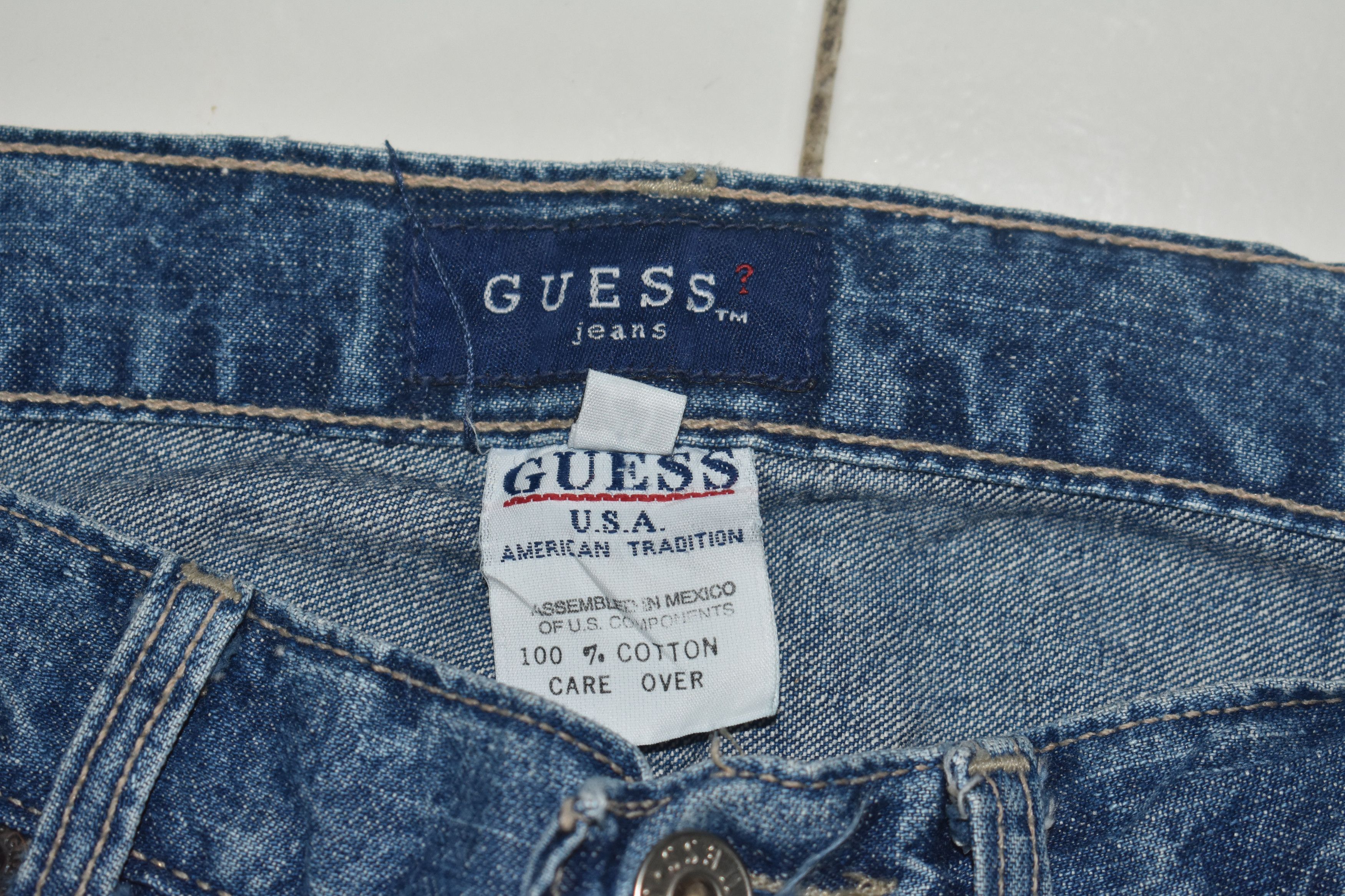 Guess × If Six Was Nine × Vintage Vintage Guess Stripe Jeans Size US 29 - 3 Thumbnail