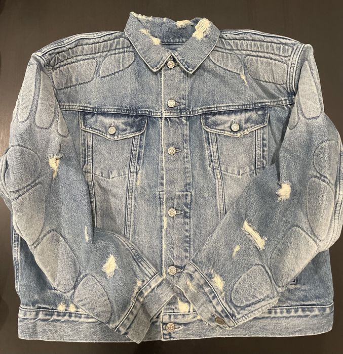 Gap Yeezy Gap Balenciaga Padded Denim Jacket | Grailed