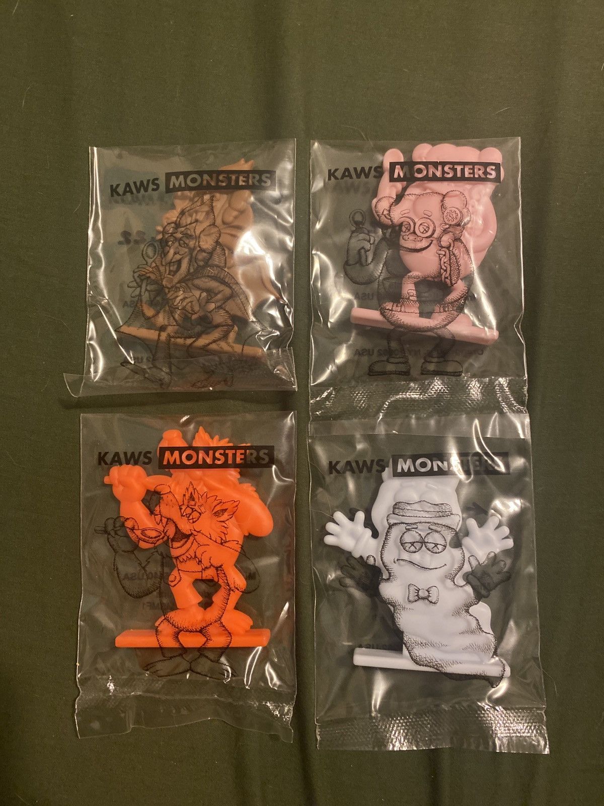Kaws Kaws Monsters Halloween Cereal Figures Grailed