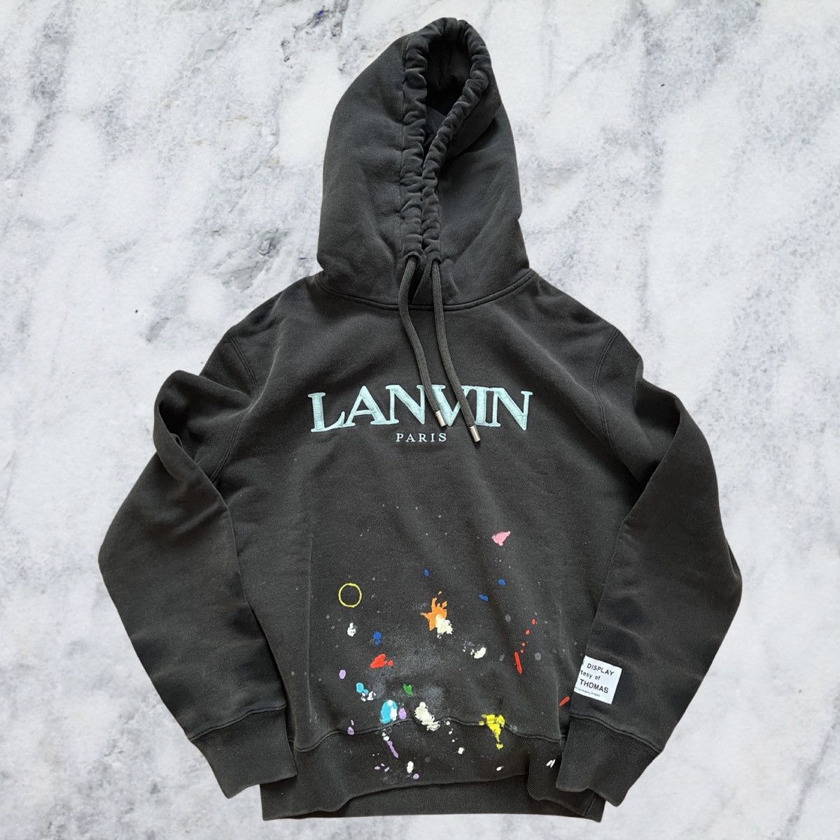 Lanvin Lanvin x Gallery Dept Paint Splatter Hoodie | Grailed