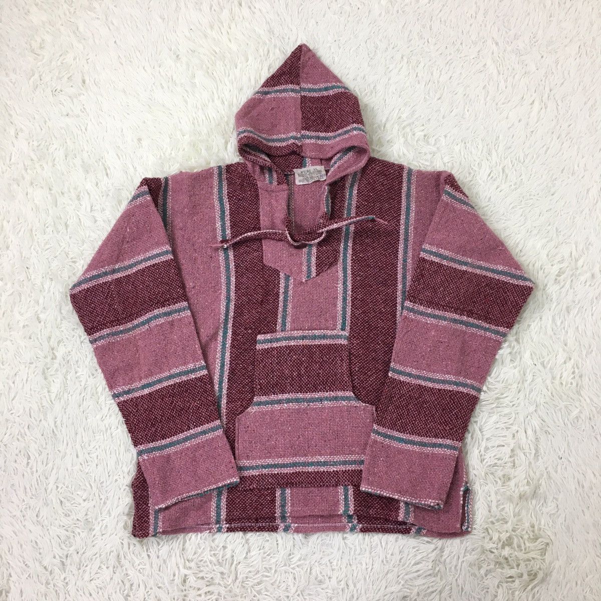 Mexican Threads Vintage Mexican Knit Hoodie Size US L / EU 52-54 / 3 - 1 Thumbnail