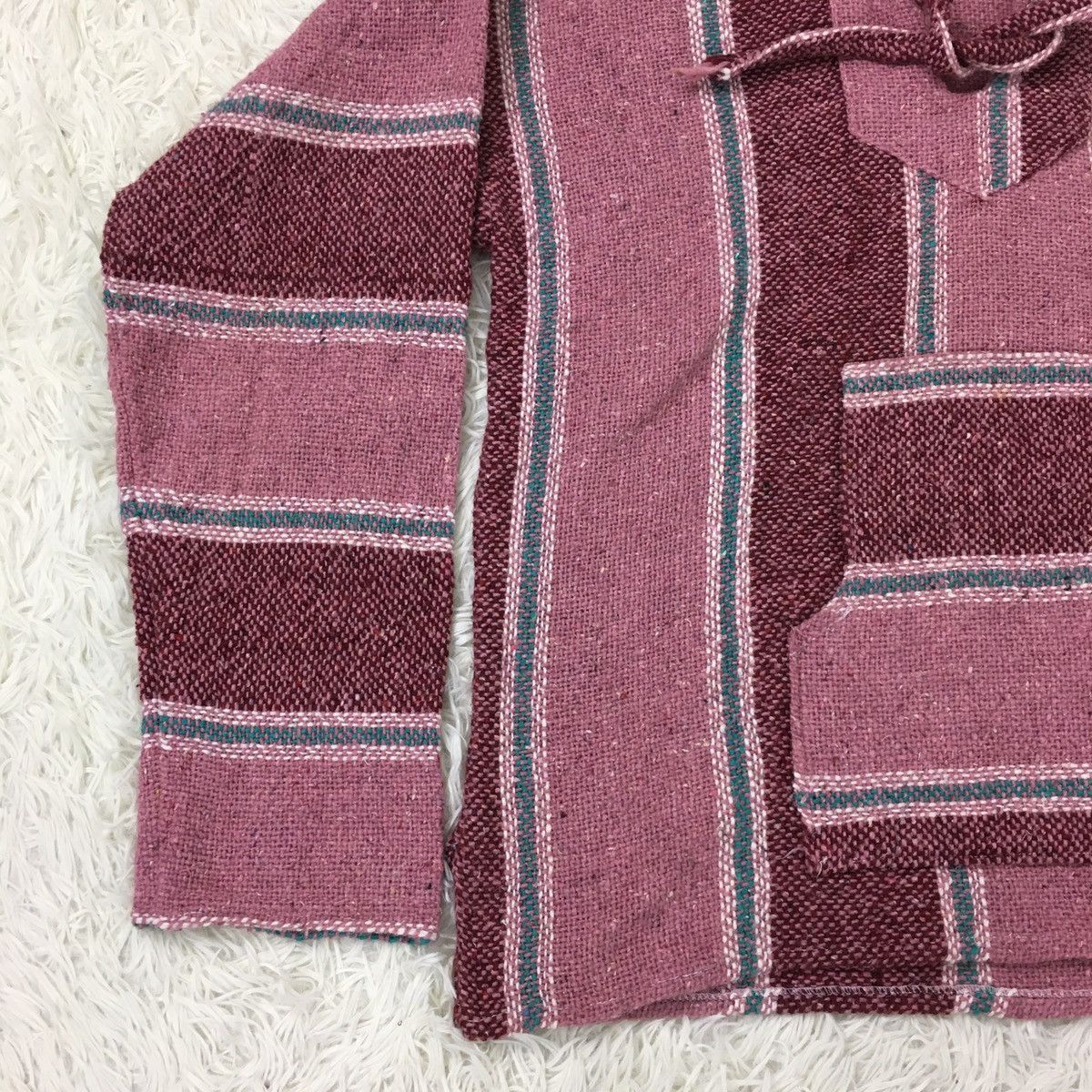 Mexican Threads Vintage Mexican Knit Hoodie Size US L / EU 52-54 / 3 - 2 Thumbnail