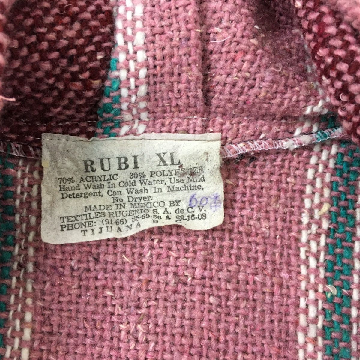 Mexican Threads Vintage Mexican Knit Hoodie Size US L / EU 52-54 / 3 - 8 Thumbnail