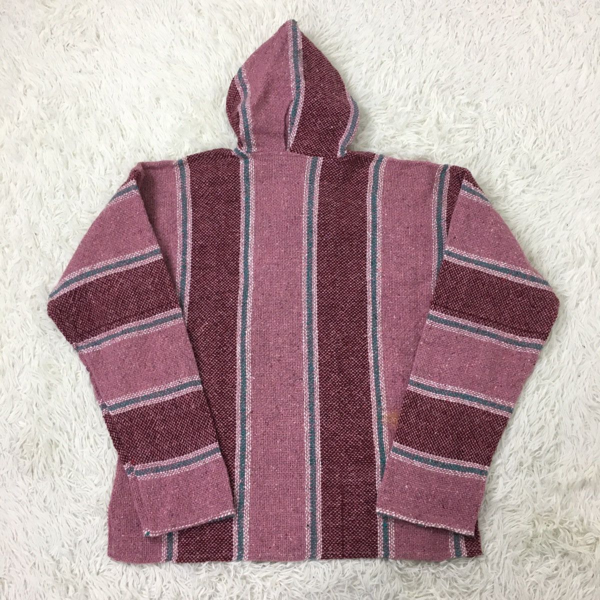 Mexican Threads Vintage Mexican Knit Hoodie Size US L / EU 52-54 / 3 - 5 Thumbnail