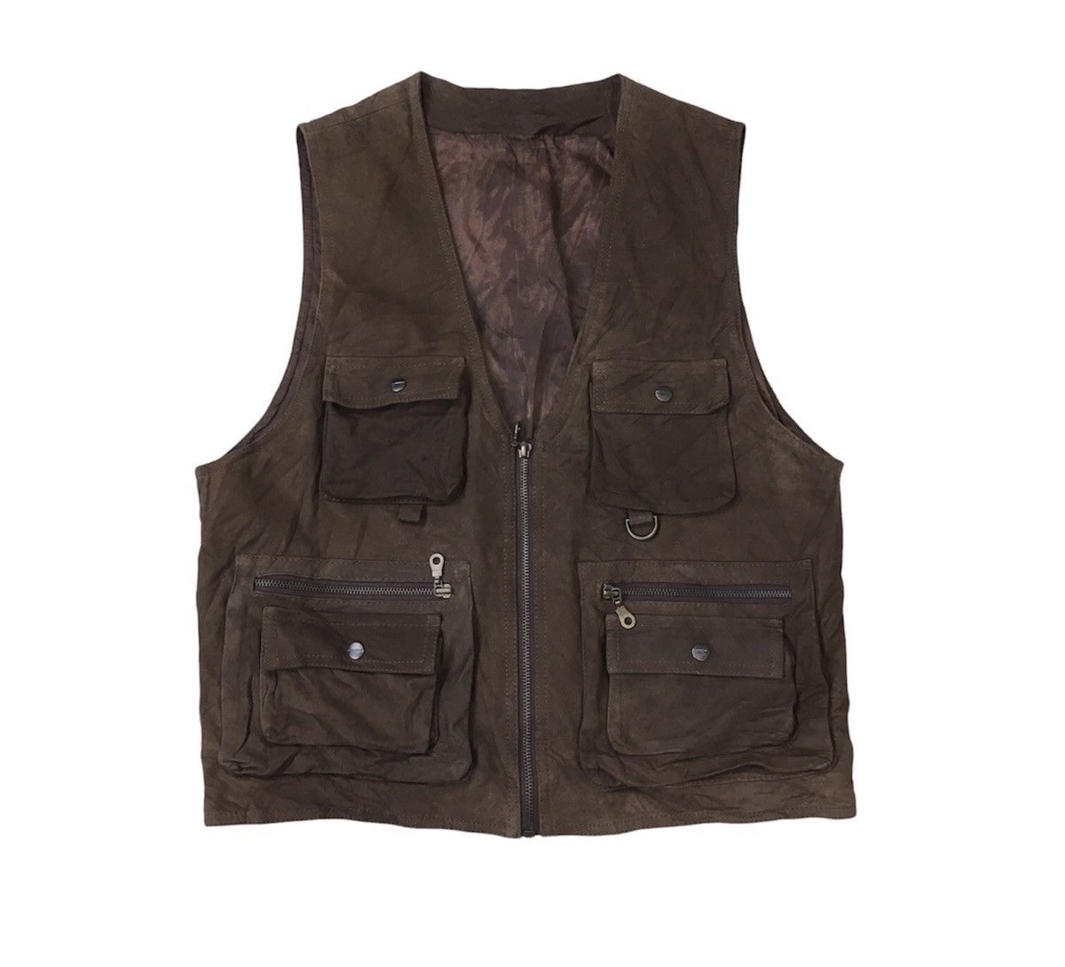 Other UNBRANDED Suede Leather Tactical Vest Size US S / EU 44-46 / 1 - 1 Thumbnail