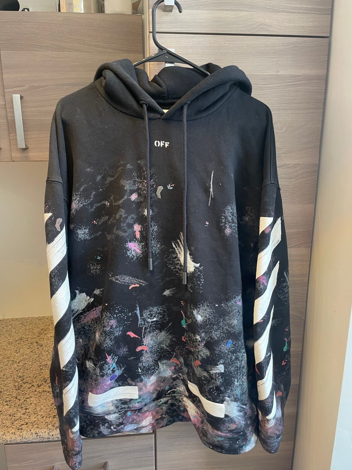 Off White Galaxy Hoodie | Grailed