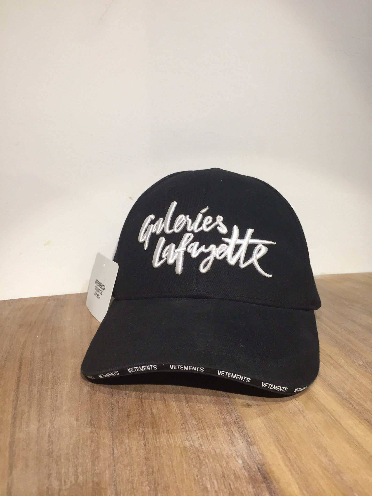 Vetements galeries lafayette cap Grailed