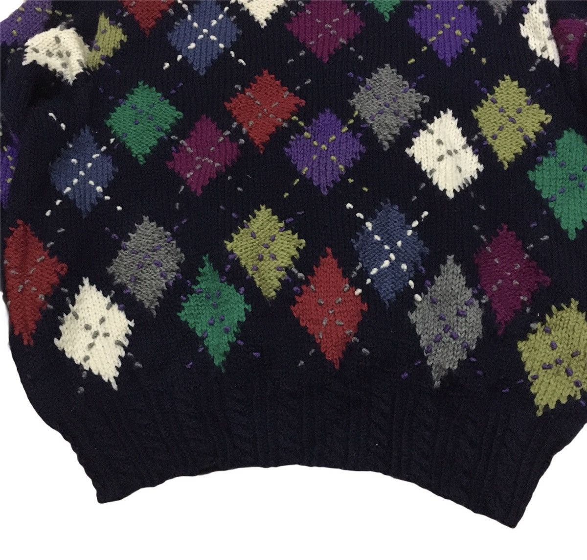 Other Japanese Argyle Knitwear Size US M / EU 48-50 / 2 - 6 Thumbnail