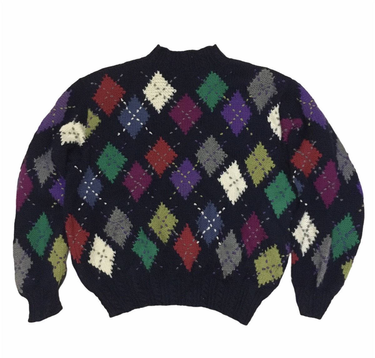 Other Japanese Argyle Knitwear Size US M / EU 48-50 / 2 - 2 Thumbnail