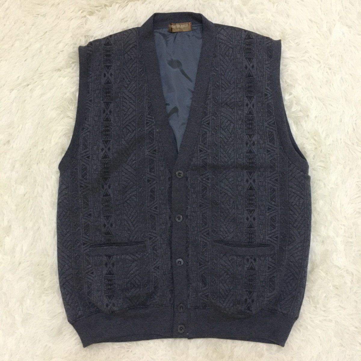 Designer × Japanese Brand Cable Knit Vest Inspire By Kapital Size US M / EU 48-50 / 2 - 2 Thumbnail