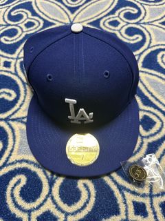 Hat Club LA Dodgers Fitted Hat 1980 All Star Game Patch Icy Blue