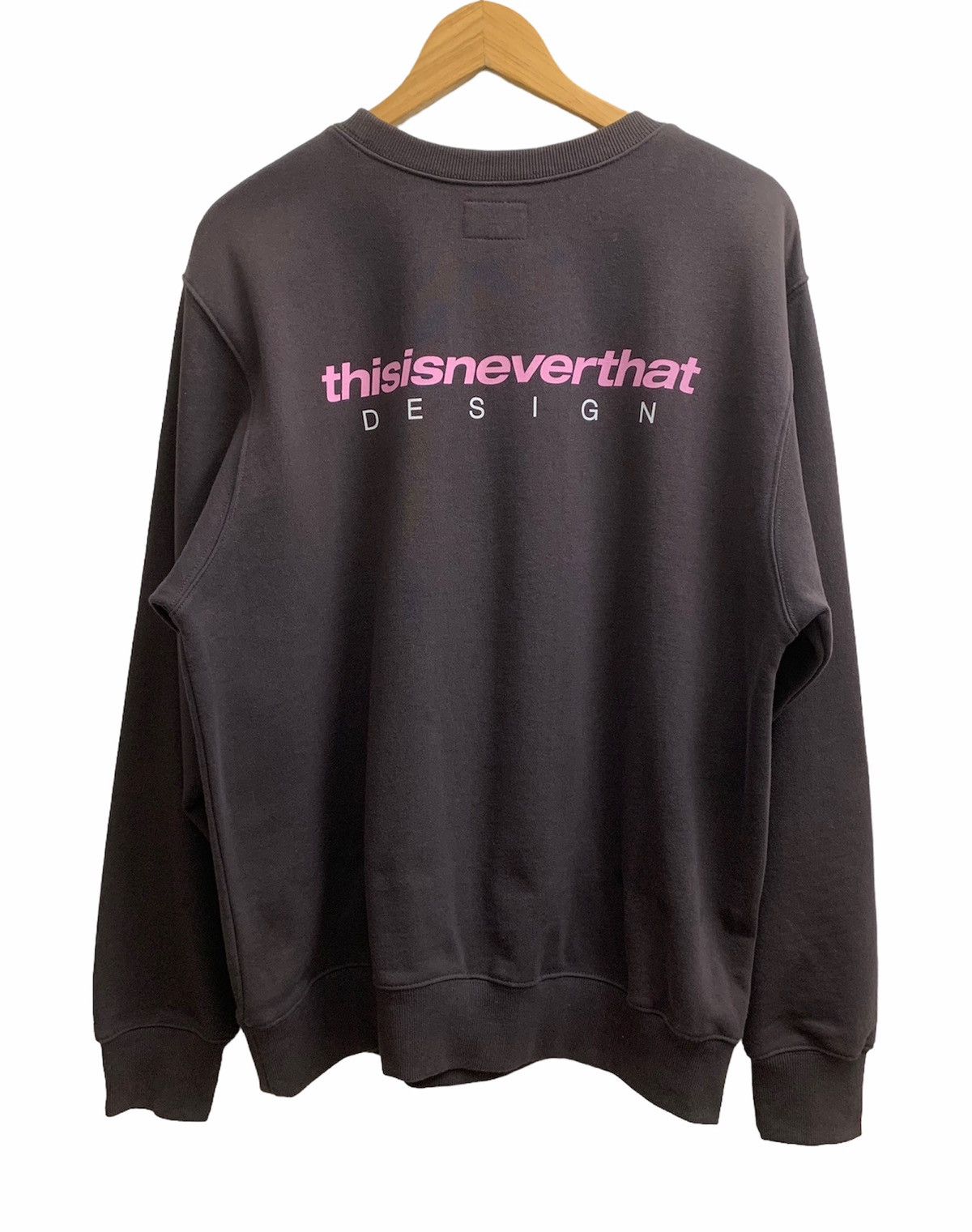 🔥 Thisisneverthat Design Logo Crewneck Sweatshirt