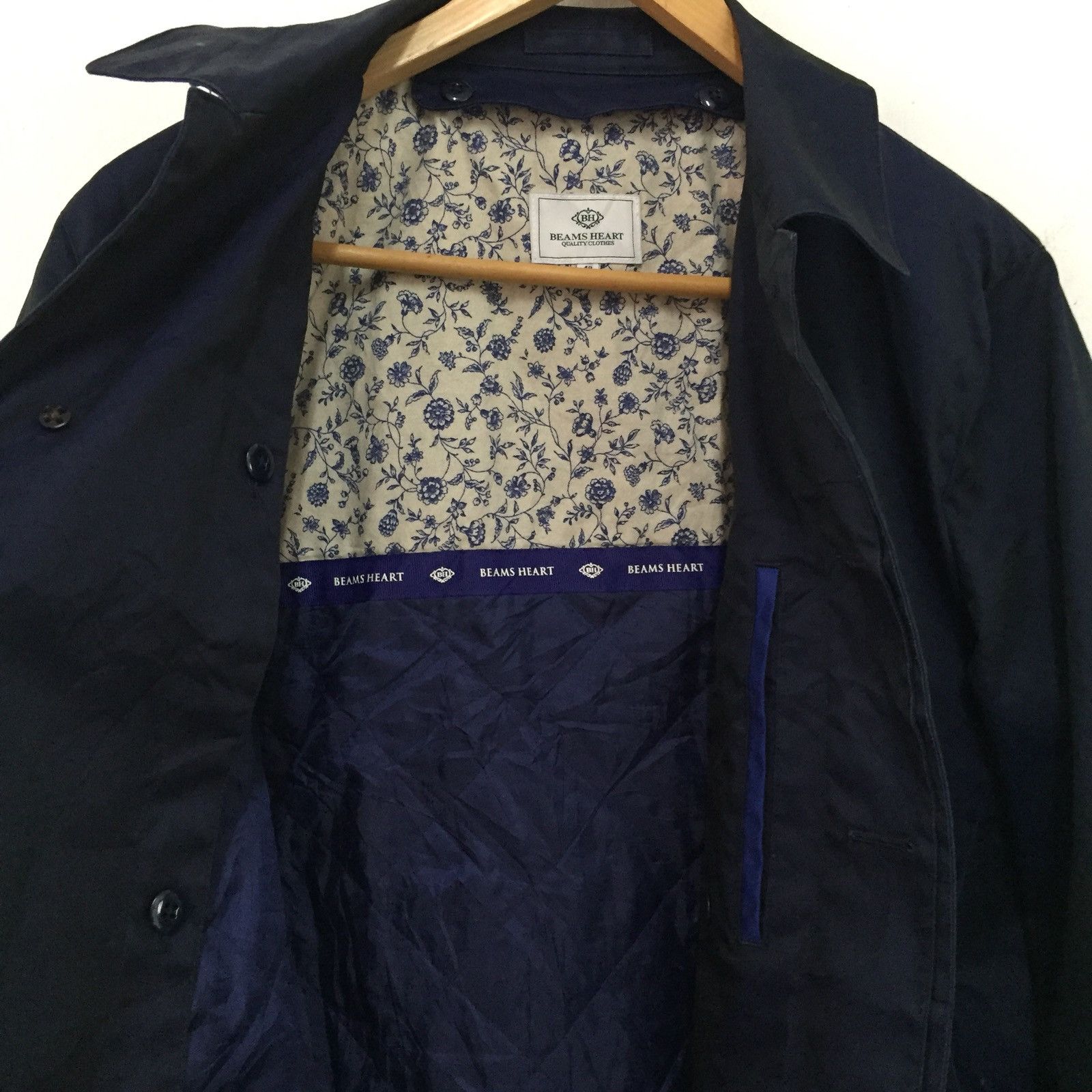 Beams Plus two version colour dark blue&dark green long jacket by BEAMS Size US M / EU 48-50 / 2 - 5 Thumbnail