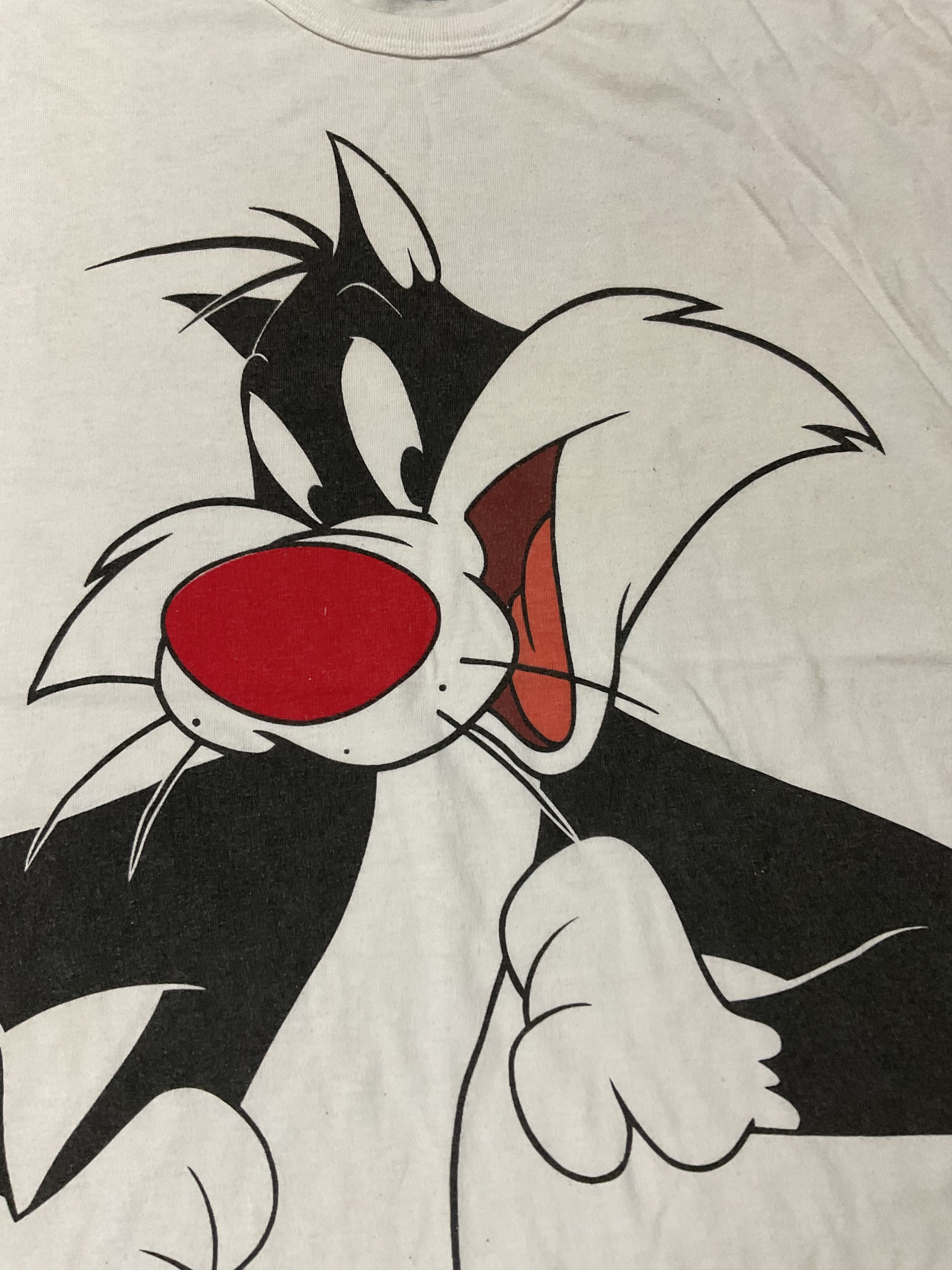 Disney Vintage 1993 Sylvester Womens T-Shirt Tall Size XL / US 12-14 / IT 48-50 - 2 Thumbnail