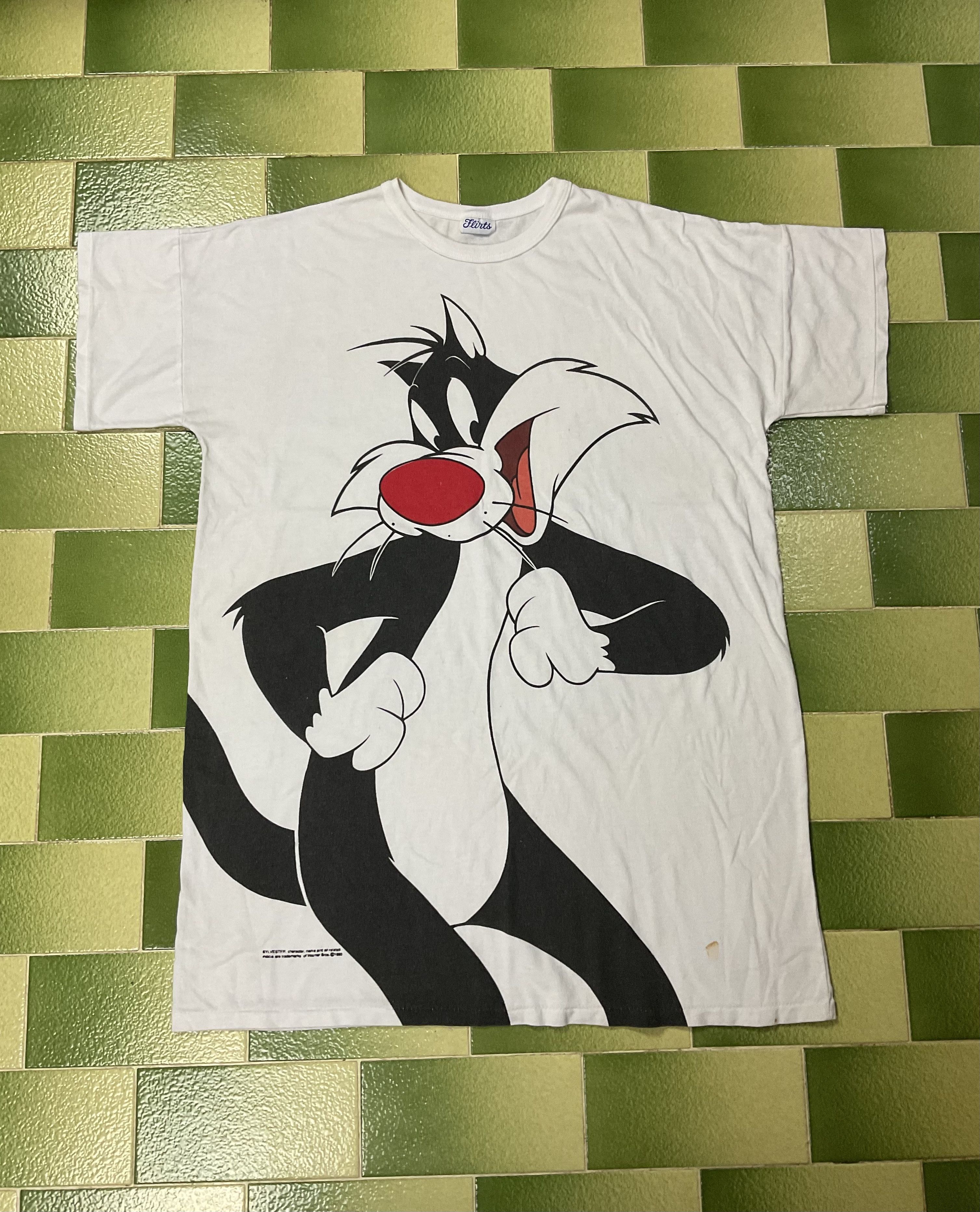 Disney Vintage 1993 Sylvester Womens T-Shirt Tall Size XL / US 12-14 / IT 48-50 - 1 Thumbnail