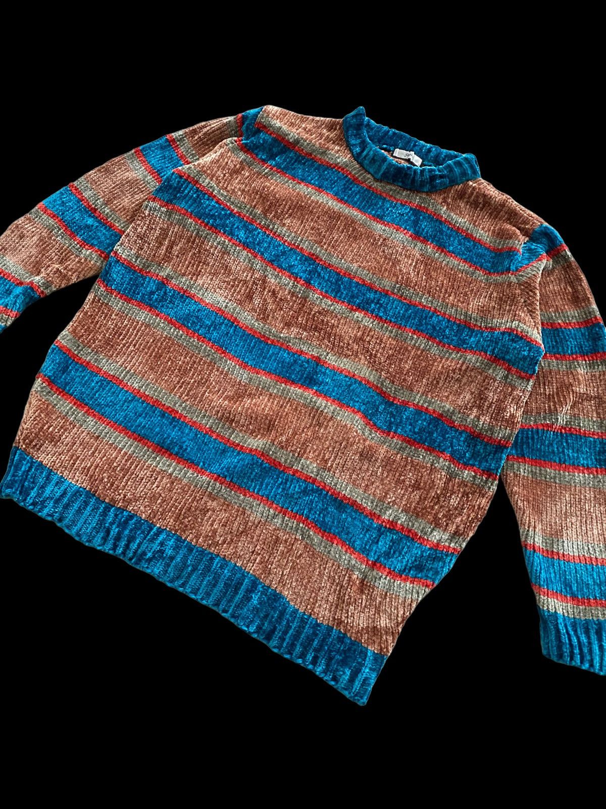 Japanese Brand × Rei Kawakubo Jouetie Velvet Knitwear Sweater mutlicolour designe rare Size US M / EU 48-50 / 2 - 7 Thumbnail
