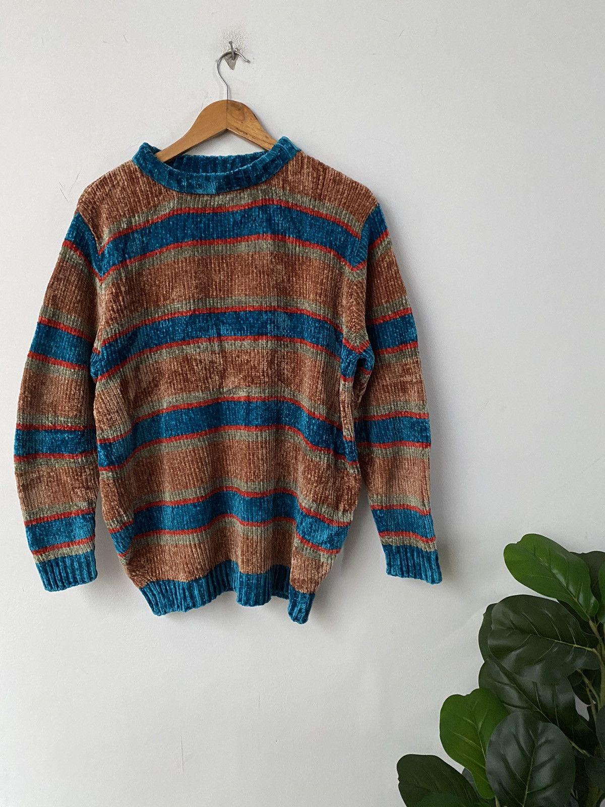 Japanese Brand × Rei Kawakubo Jouetie Velvet Knitwear Sweater mutlicolour designe rare Size US M / EU 48-50 / 2 - 1 Thumbnail