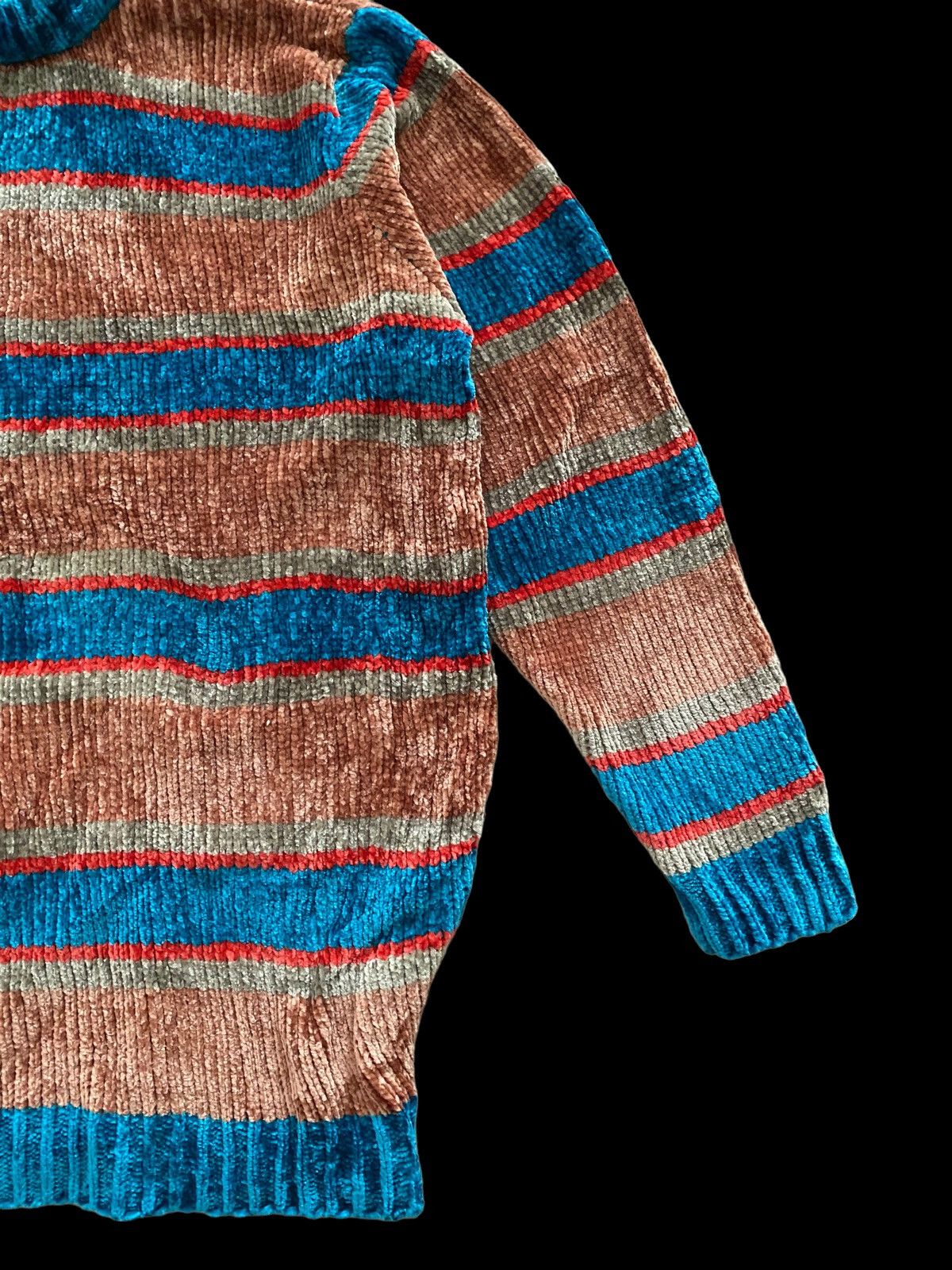 Japanese Brand × Rei Kawakubo Jouetie Velvet Knitwear Sweater mutlicolour designe rare Size US M / EU 48-50 / 2 - 9 Thumbnail